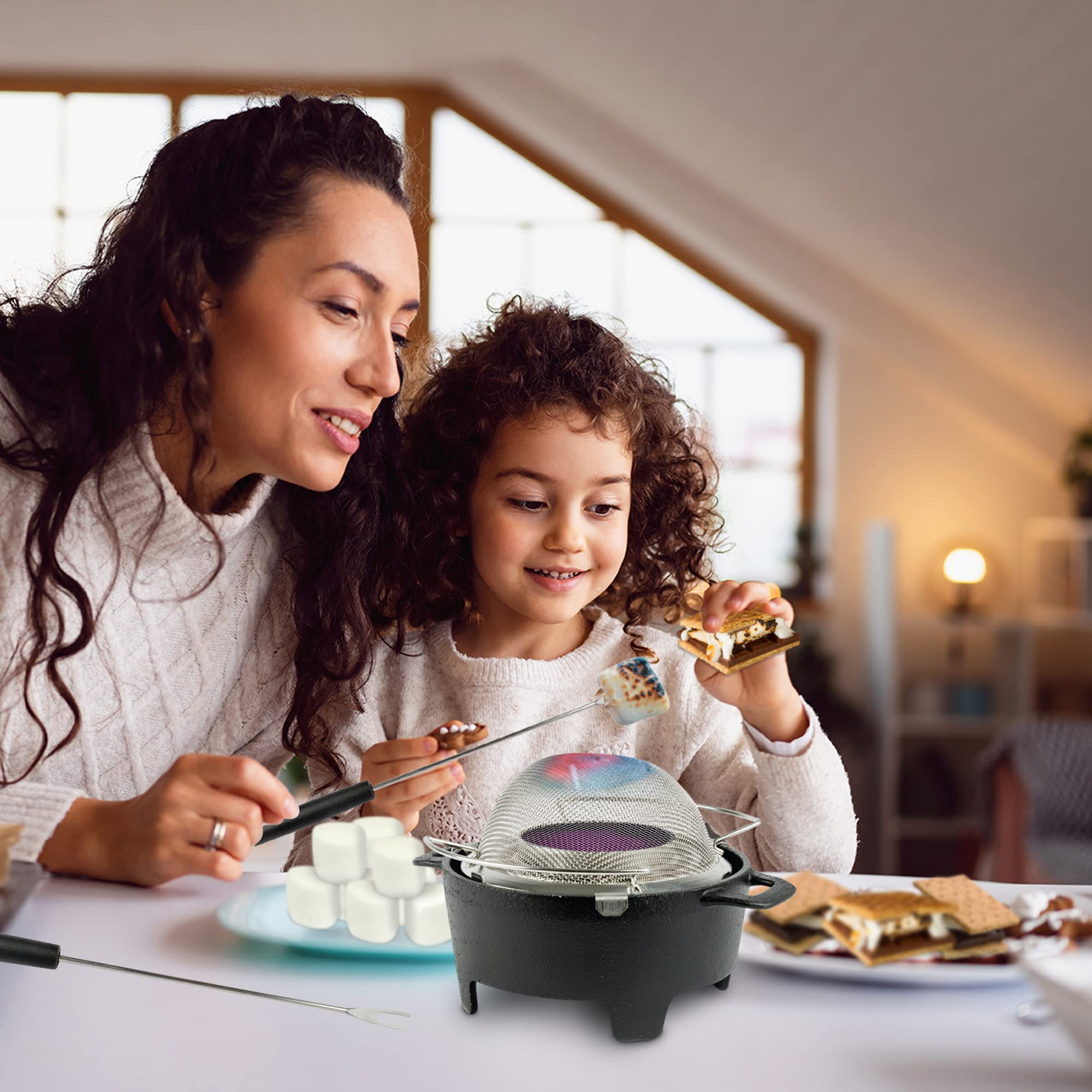 Foto 7 pulgar | S'mores Maker Sterno 70277 Junior Con Criba Para Asar Y Horquillas - Venta Internacional.