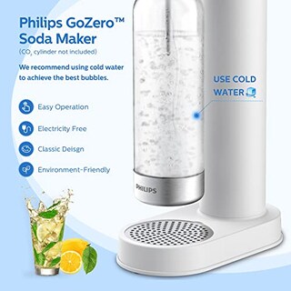 Foto 2 | Fabricante de Agua con Gas Philips para Hacer Refrescos con Botella de 1 Litro y 60 Litros de Co2 - Venta Internacional