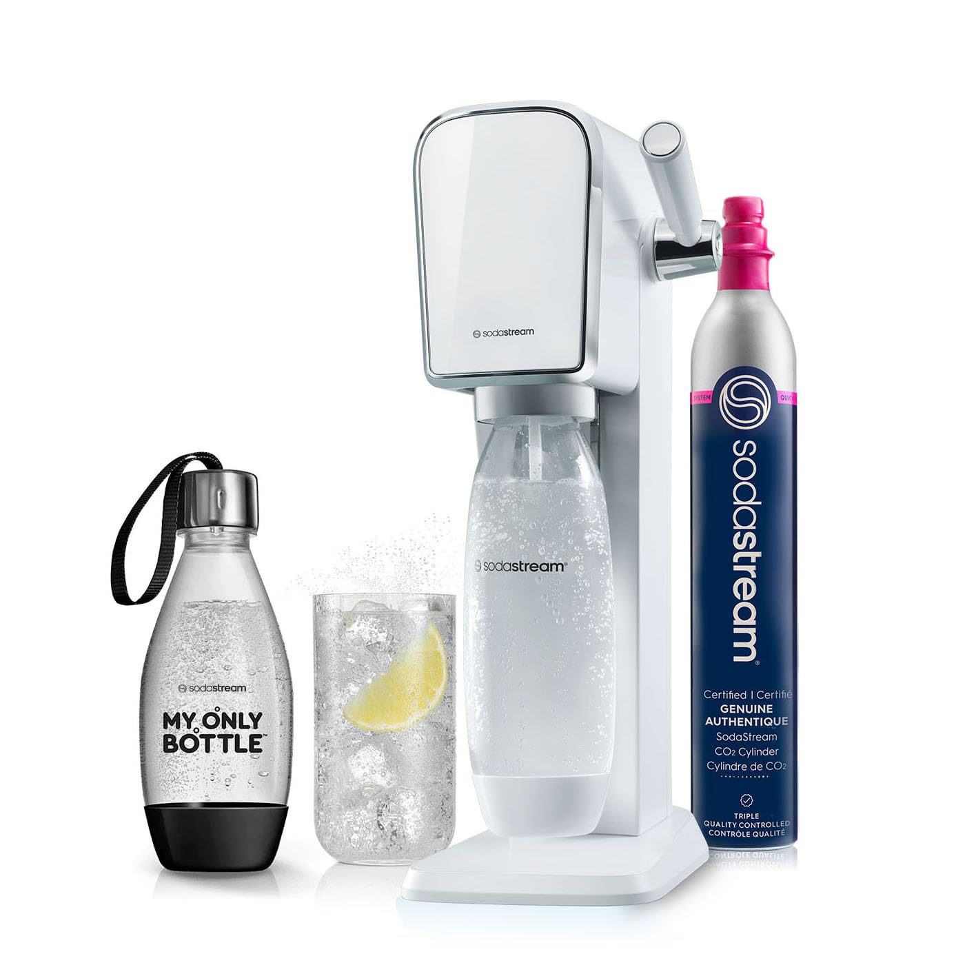 Foto 2 pulgar | Máquina Para Hacer Agua Con Gas Sodastream Art Con Cilindro De Co2 Y Botellas - Venta Internacional.