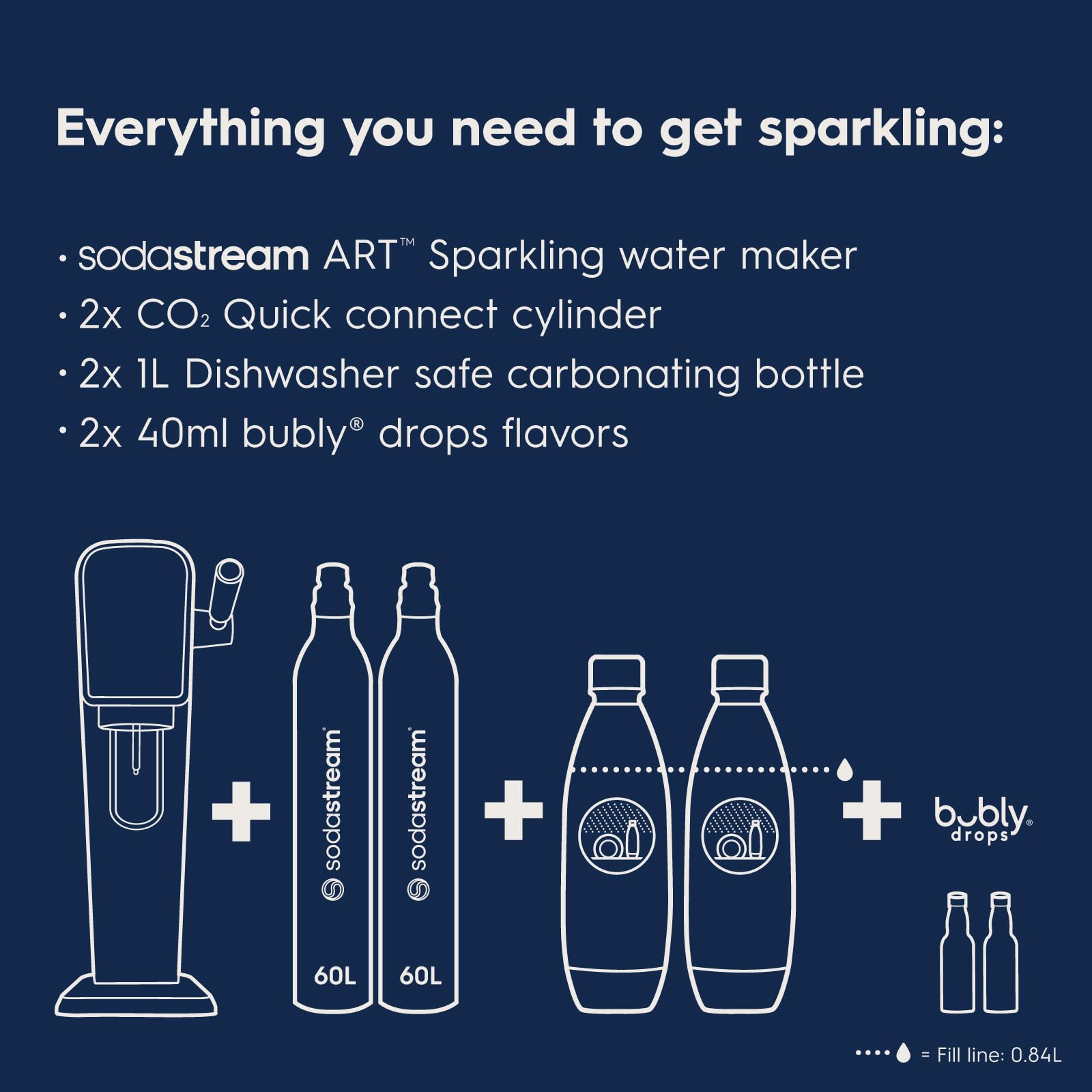 Foto 4 pulgar | Máquina Para Hacer Agua Con Gas Sodastream Art Con 2 Bombonas De Co2 - Venta Internacional.
