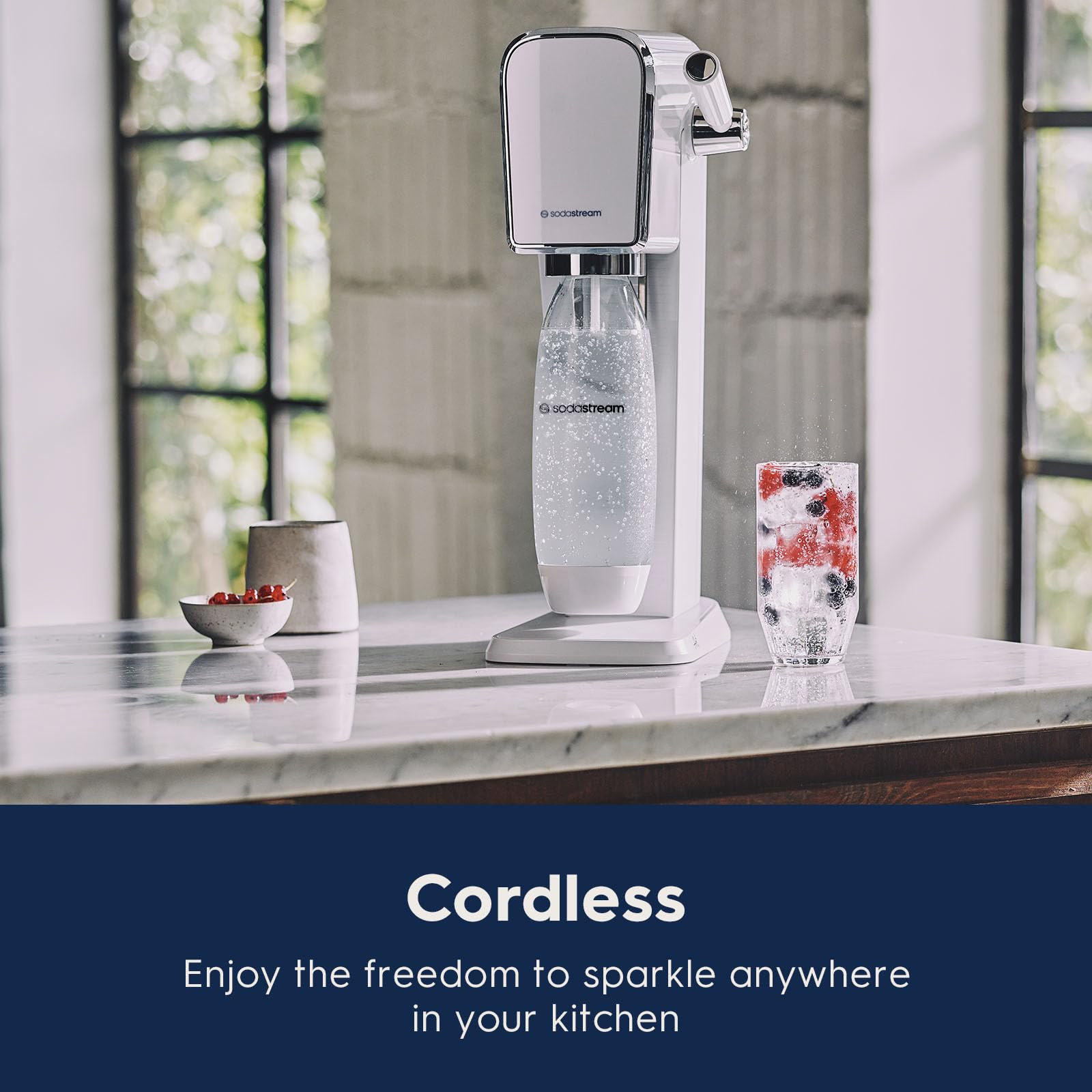 Foto 6 pulgar | Máquina Para Hacer Agua Con Gas Sodastream Art Con 2 Bombonas De Co2 - Venta Internacional.