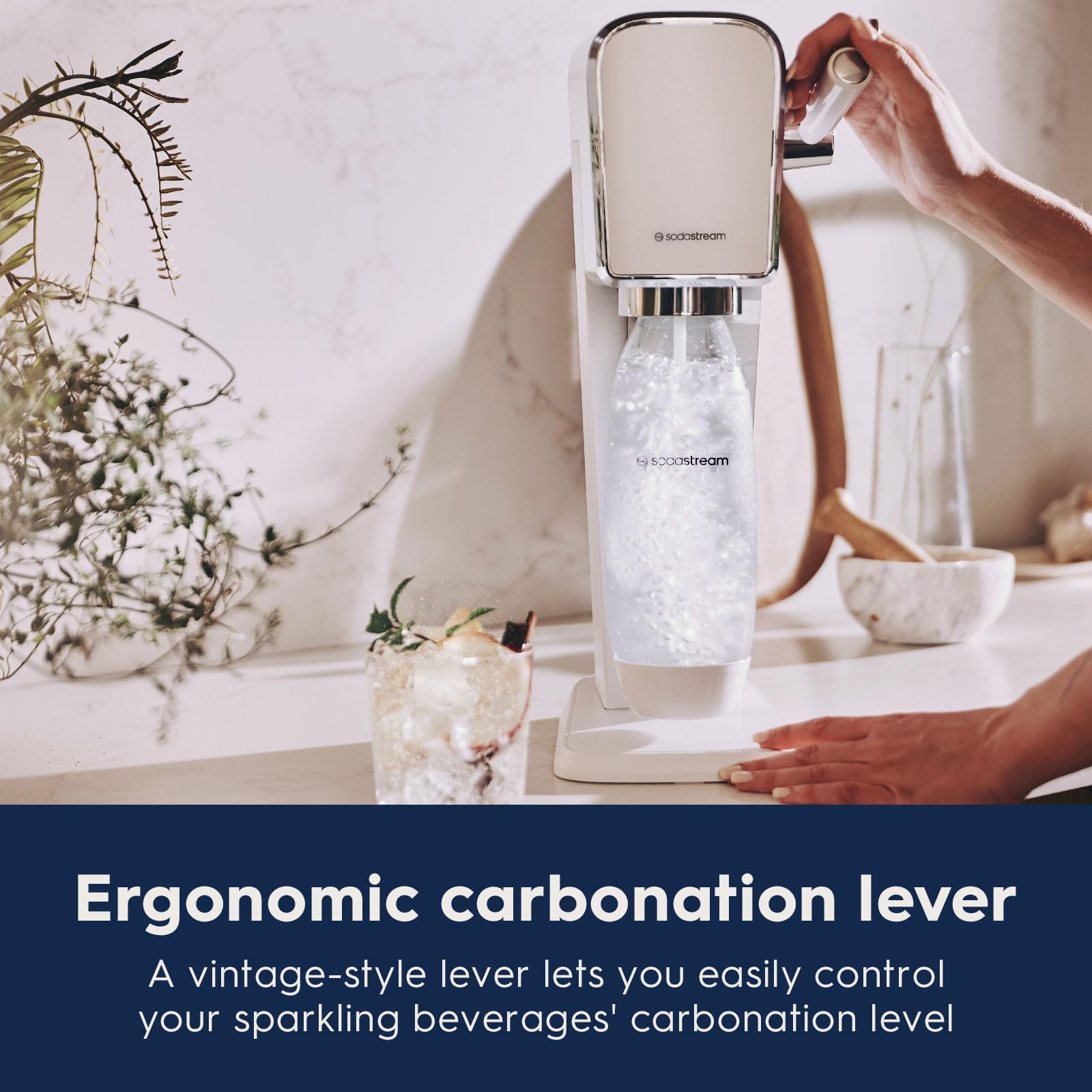 Foto 7 pulgar | Máquina Para Hacer Agua Con Gas Sodastream Art Con 2 Bombonas De Co2 - Venta Internacional.