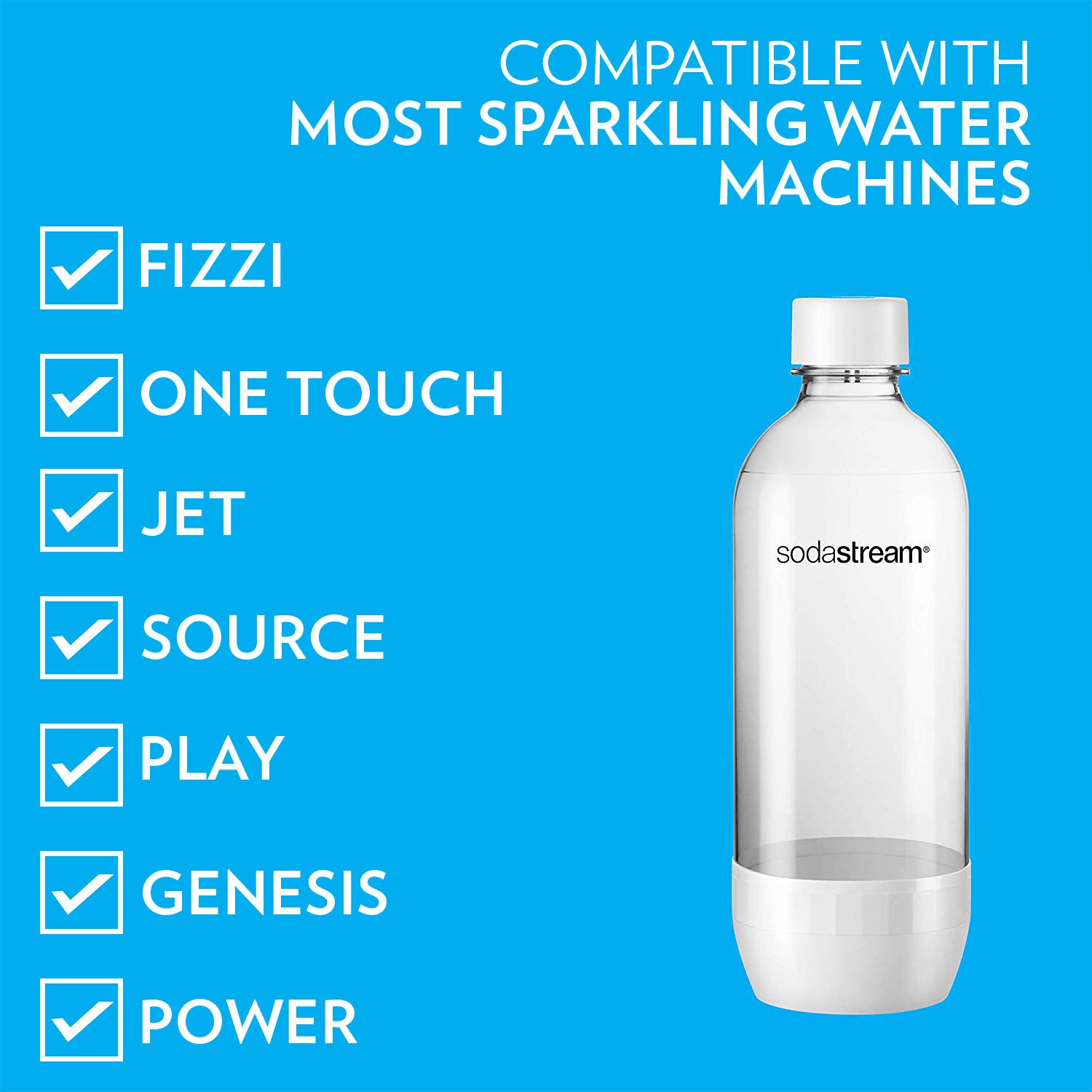 Foto 2 | Botellas de Carbonatación SodaStream Classic 2 Botellas de 1 L C/U - Venta Internacional