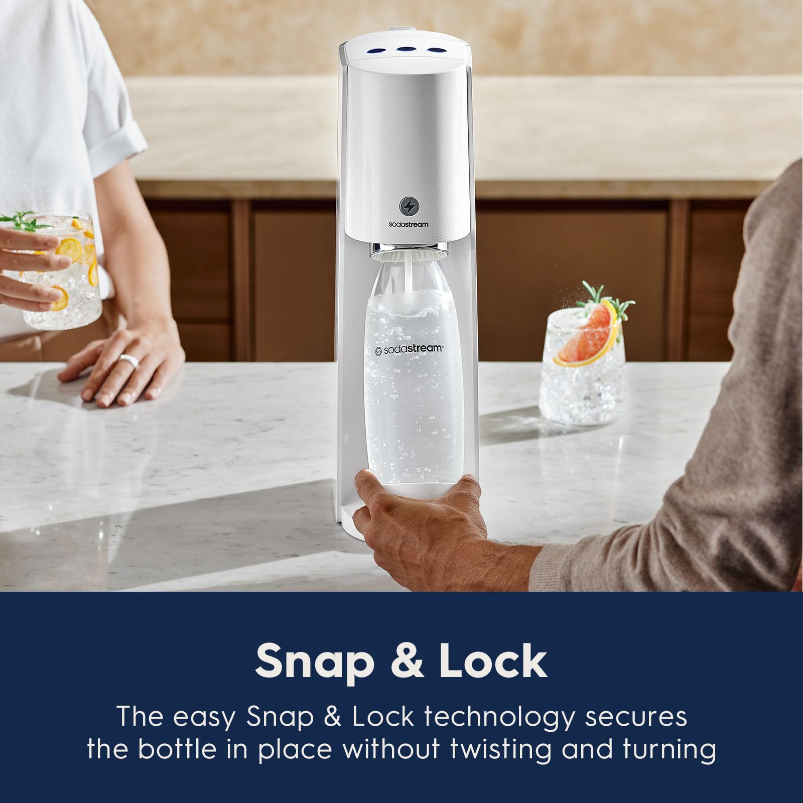 Foto 7 | Máquina De Agua Con Gas Sodastream E-terra Con Co2 Y Botellas - Venta Internacional.