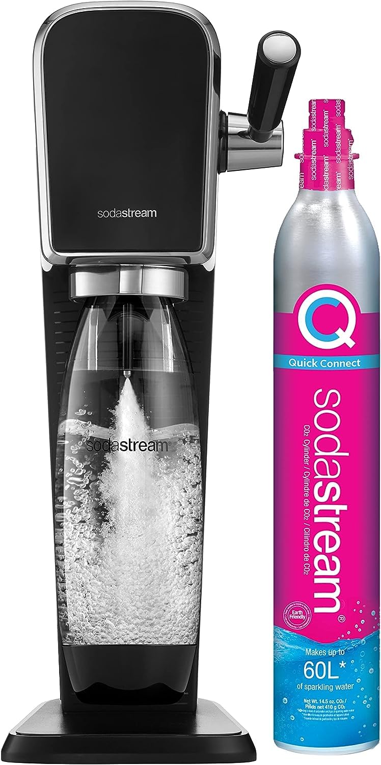 Foto 2 pulgar | Máquina Para Hacer Agua Con Gas Sodastream Art Con Co2 Y Botella Negra - Venta Internacional.