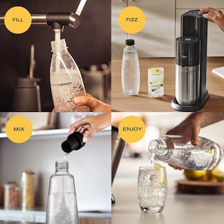 Foto 4 | Máquina De Agua Con Gas Sodastream E-duo Negra Con Co2 60l - Venta Internacional.