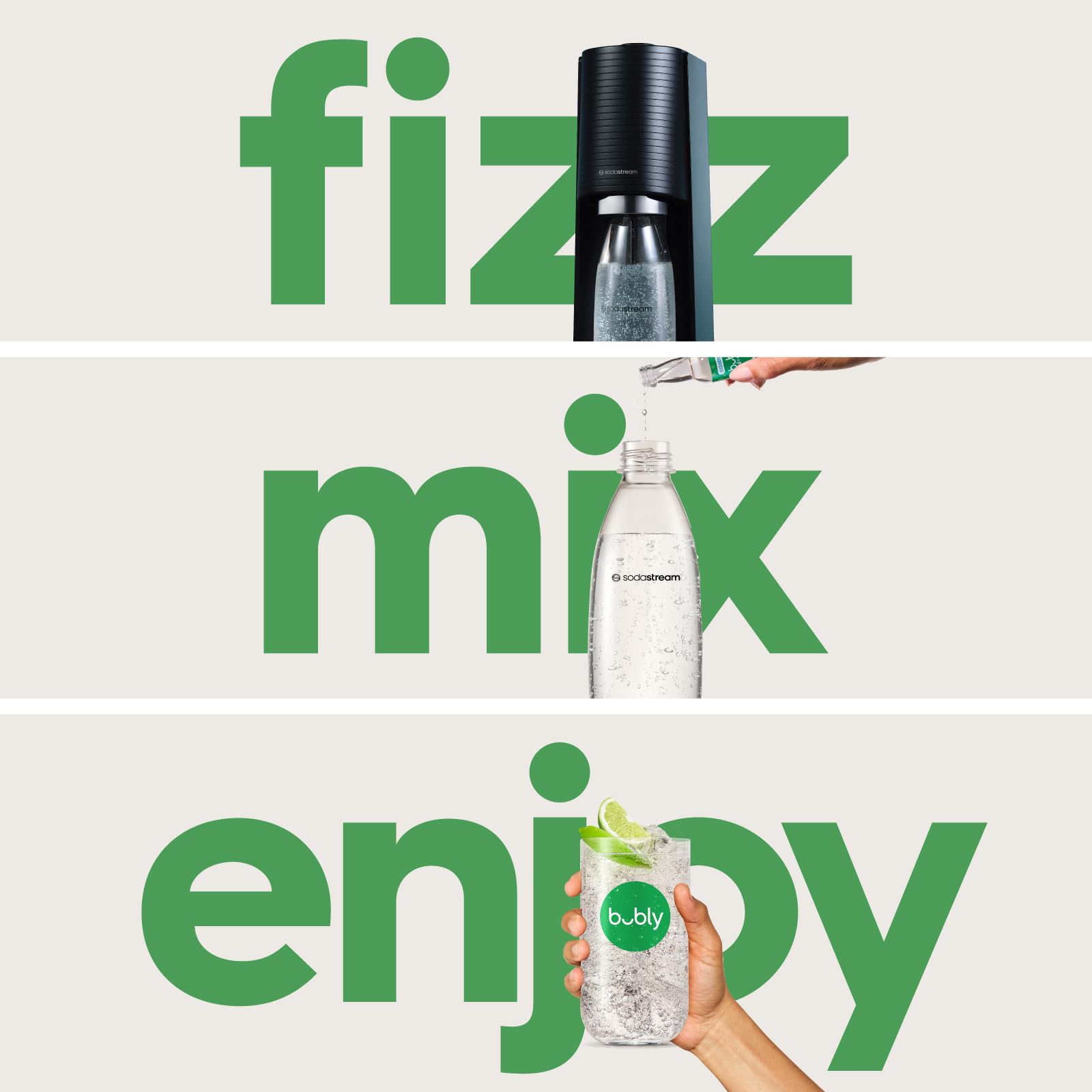 Foto 2 | Máquina Para Hacer Agua Con Gas Sodastream Terra Con Co2 Y Botellas - Venta Internacional.