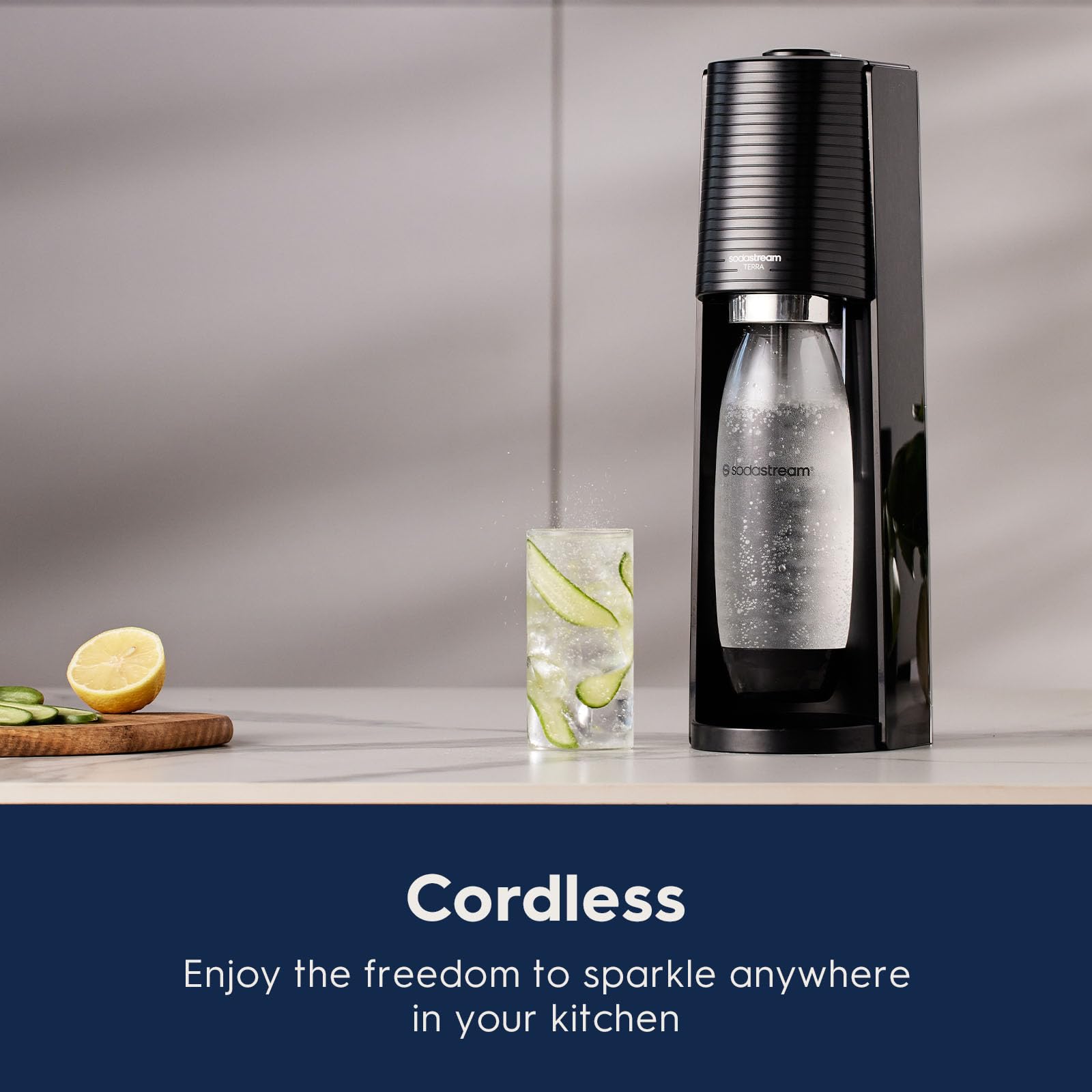 Foto 3 | Máquina Para Hacer Agua Con Gas Sodastream Terra Con Co2 Black - Venta Internacional.