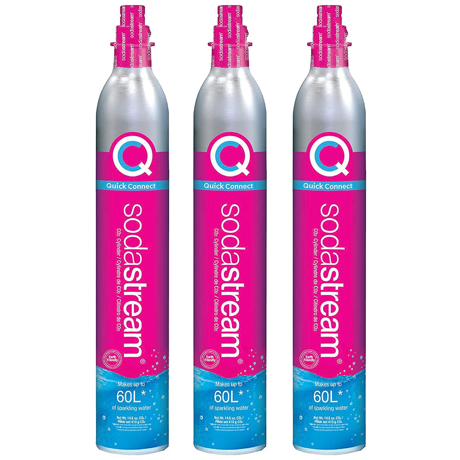 Foto 2 pulgar | Paquete De Carbonatación Sodastream Con 3 Cilindros De 60 L  Color Rosa Cqc - Venta Internacional.