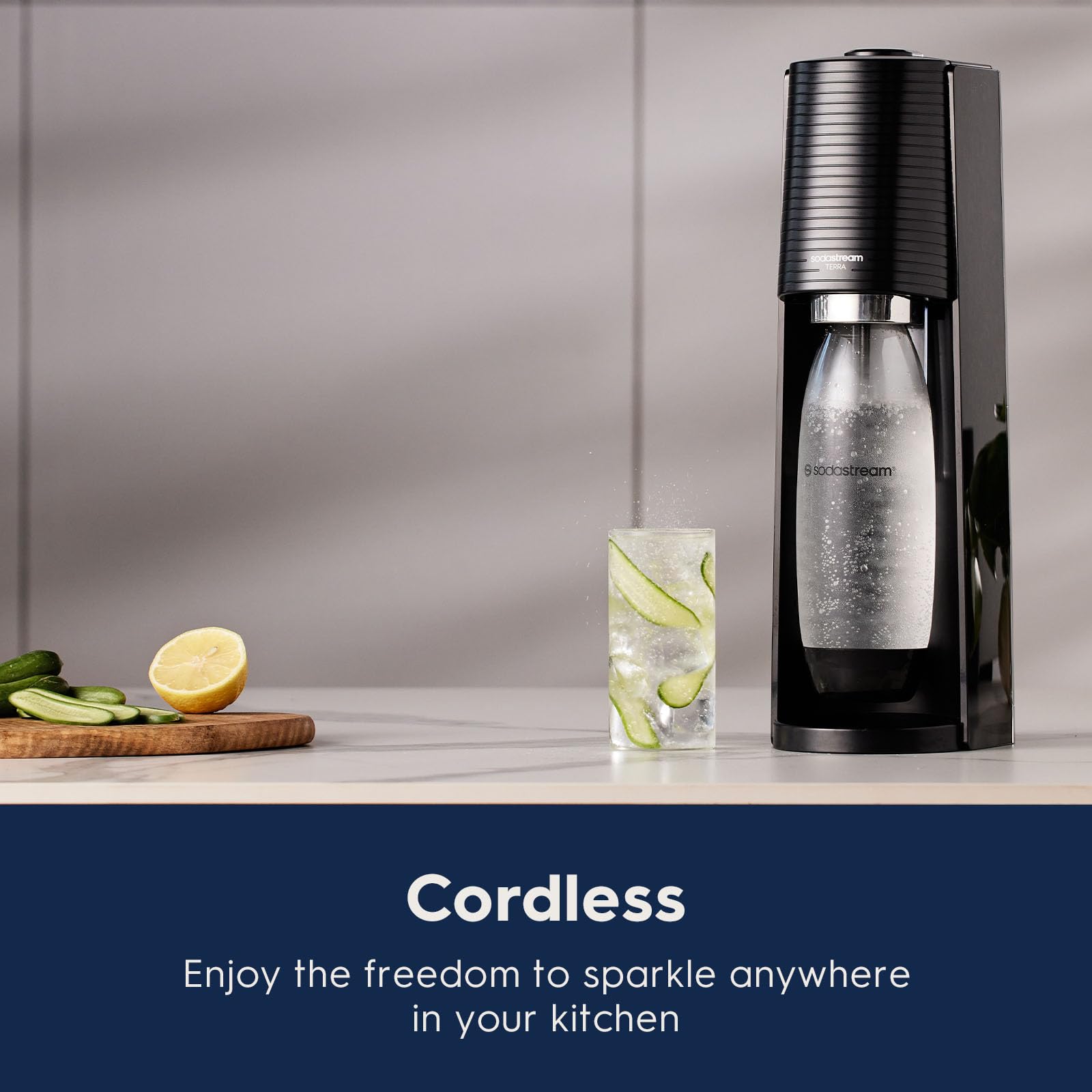 Foto 6 | Máquina Para Hacer Agua Con Gas Sodastream Terra Black Con 3 Paquetes De Co2 - Venta Internacional.