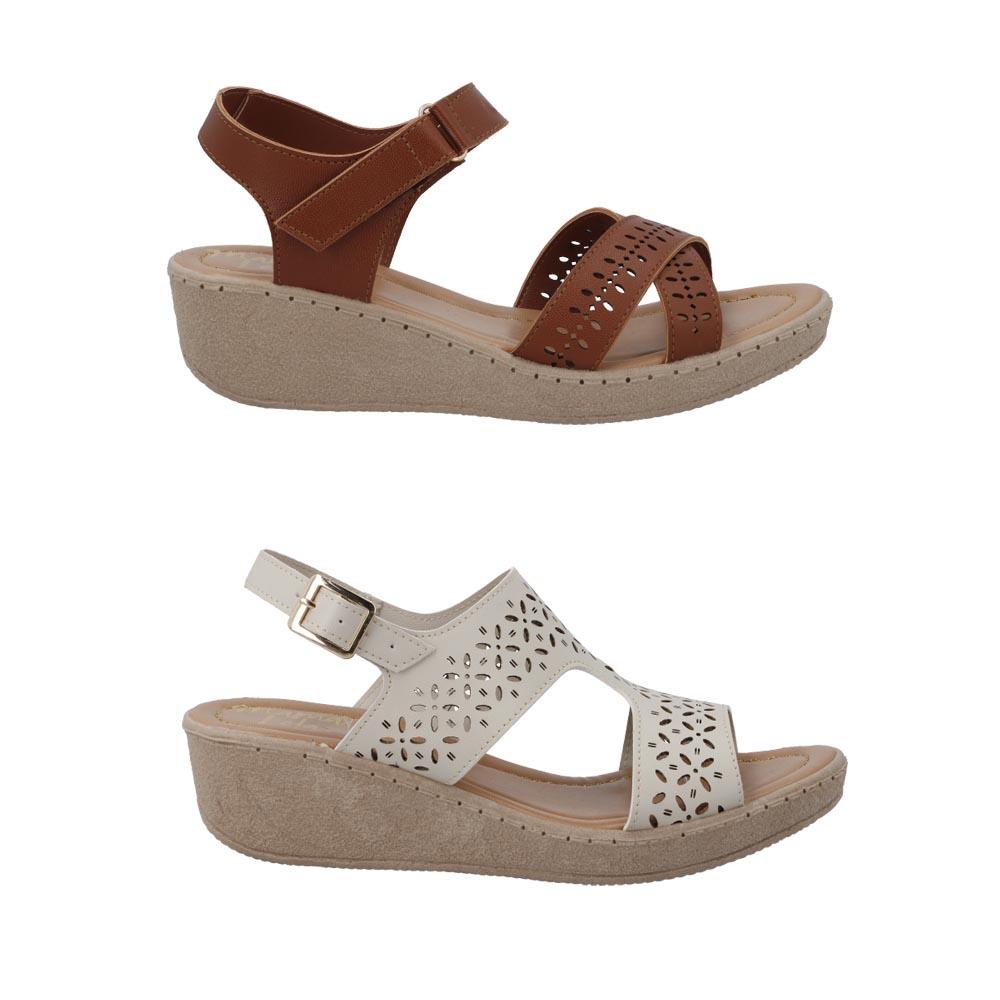 Foto 1 | 2 Pack Sandalias Mama Lola Mujer Comodas Dama