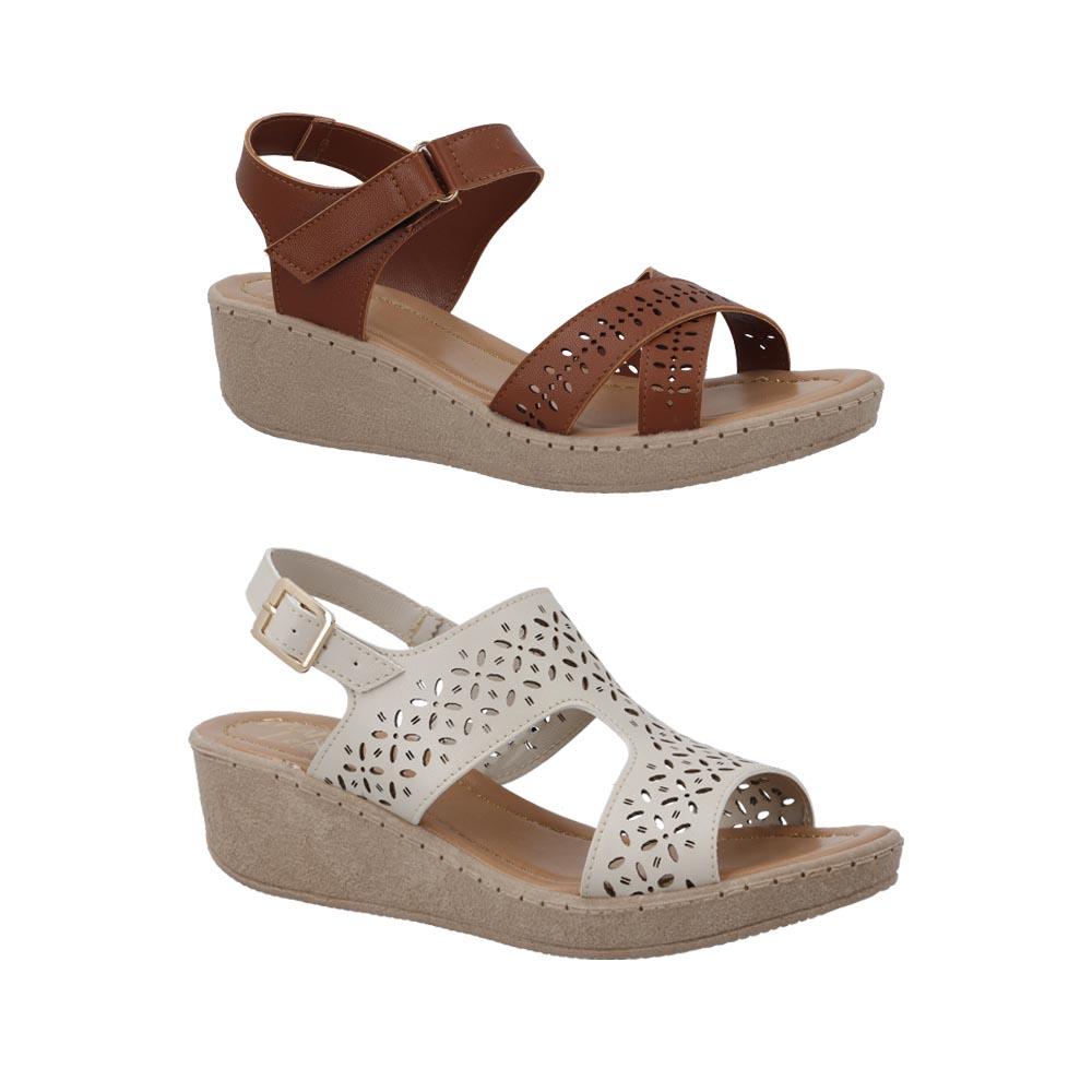 Foto 2 | 2 Pack Sandalias Mama Lola Mujer Comodas Dama