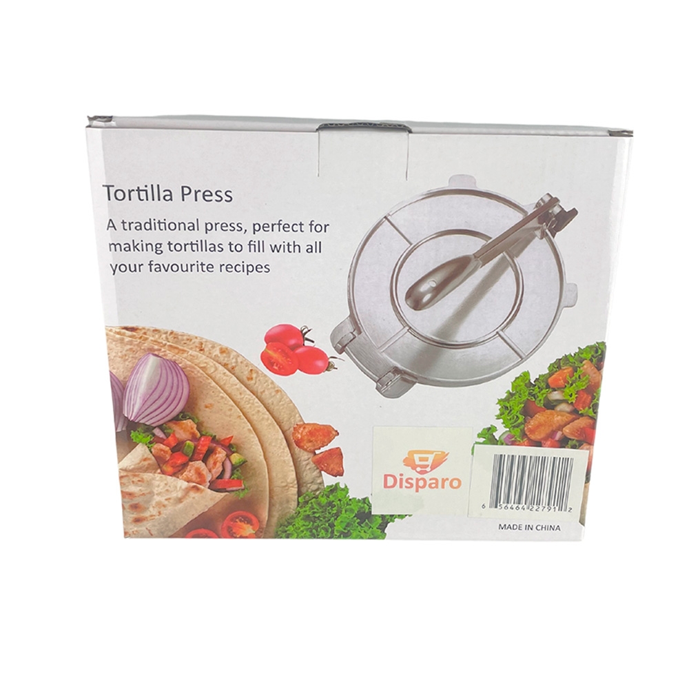 Foto 5 | Prensa Para Tortillas Patacones Fajitas Masa Kitchen 20 Cm, Acero - Venta Internacional.