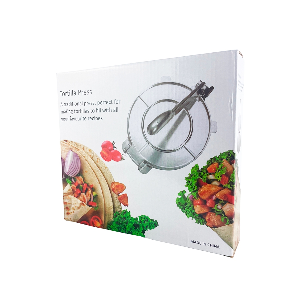 Foto 6 | Prensa Para Tortillas Patacones Fajitas Masa Kitchen 20 Cm, Acero - Venta Internacional.