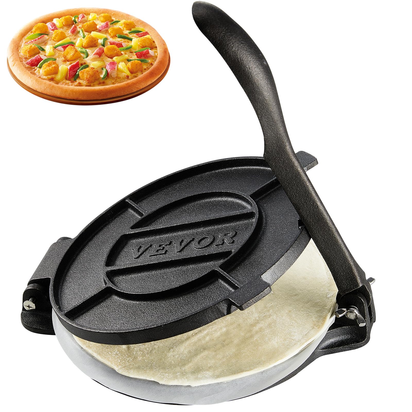 Foto 2 pulgar | Prensa Para Tortillas Vevor De Hierro Fundido De 20 Cm, Muy Resistente, Con Pergamino - Venta Internacional.