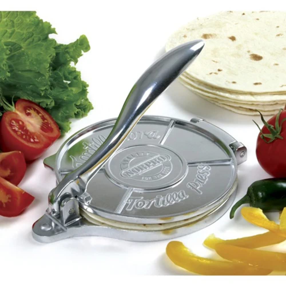 Foto 4 pulgar | Máquina Para Hacer Tortillas Norpro De Aluminio Fundido De 6 Pulgadas - Venta Internacional.
