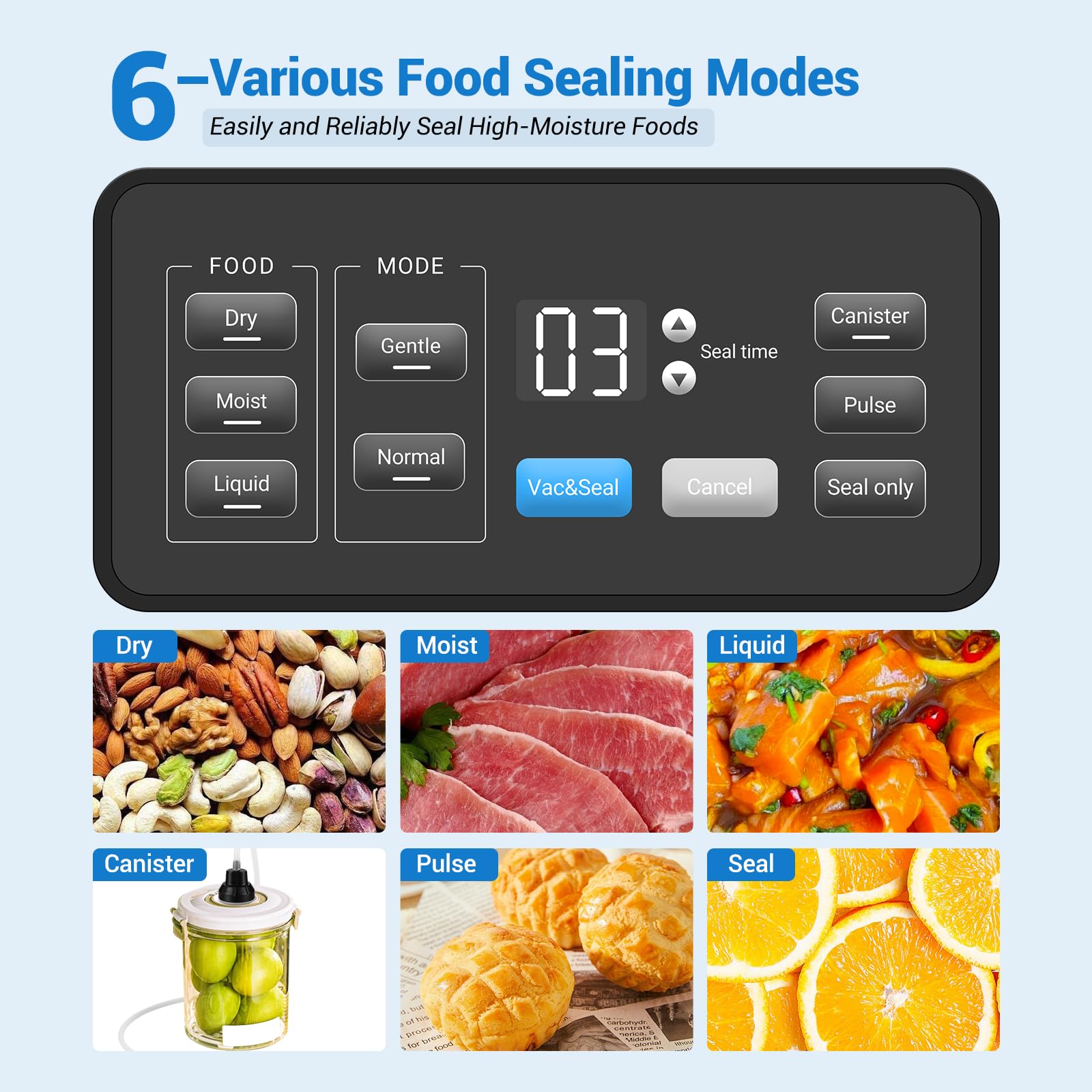 Foto 5 pulgar | Selladora Al Vacío Para Alimentos Inkbird 160w Pro Con Doble Bomba - Venta Internacional.