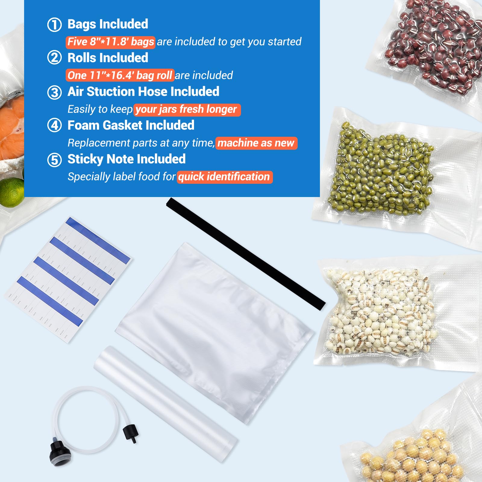 Foto 8 pulgar | Selladora Al Vacío Para Alimentos Inkbird 160w Pro Con Doble Bomba - Venta Internacional.