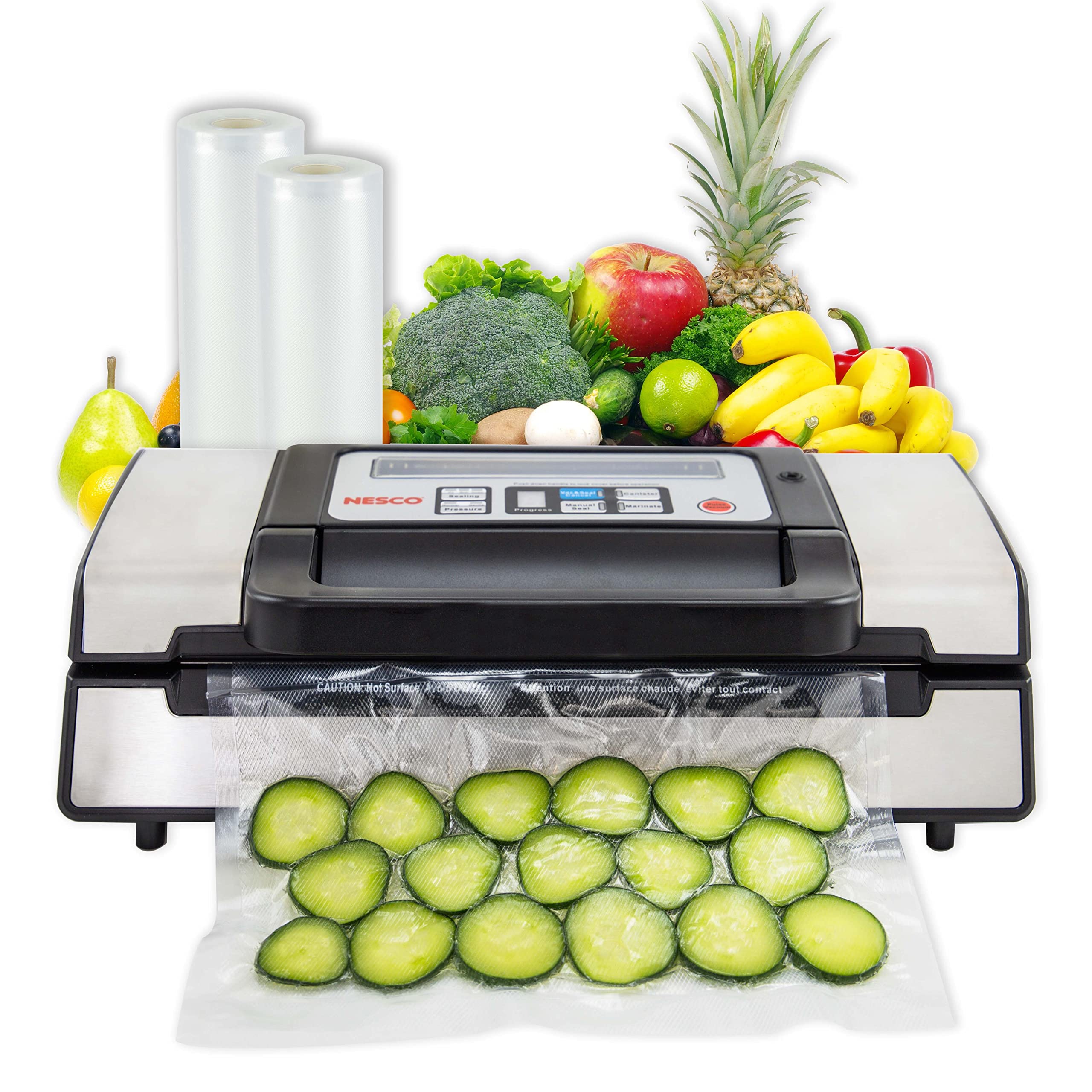 Foto 2 pulgar | Envasadora al Vacío Nesco Deluxe Food VS-12 130 W con Kit de Bolsas - Venta Internacional