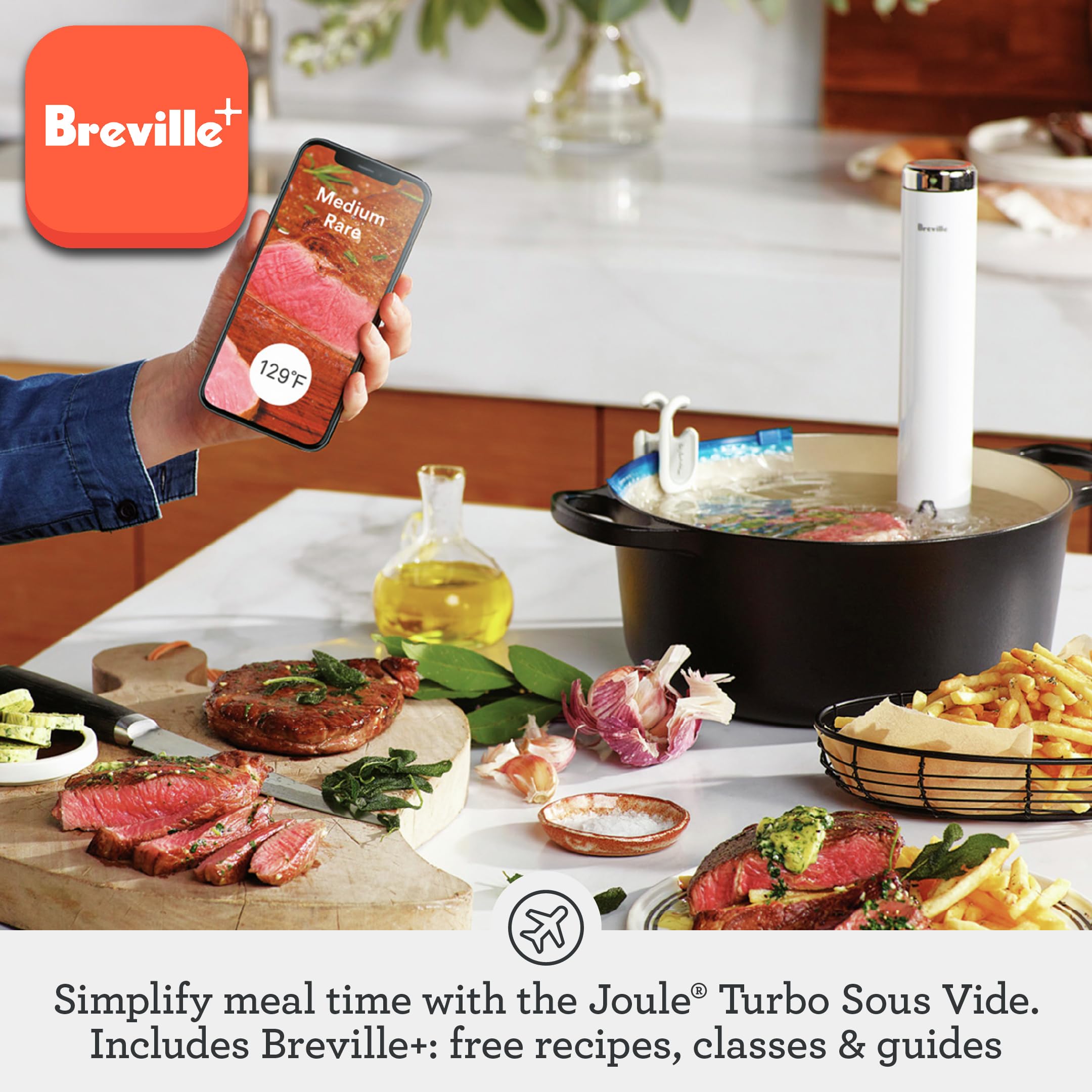 Foto 3 pulgar | Máquina de Cocción Al Vacío Breville Joule Turbo Bsv600pss - Acero - Venta Internacional