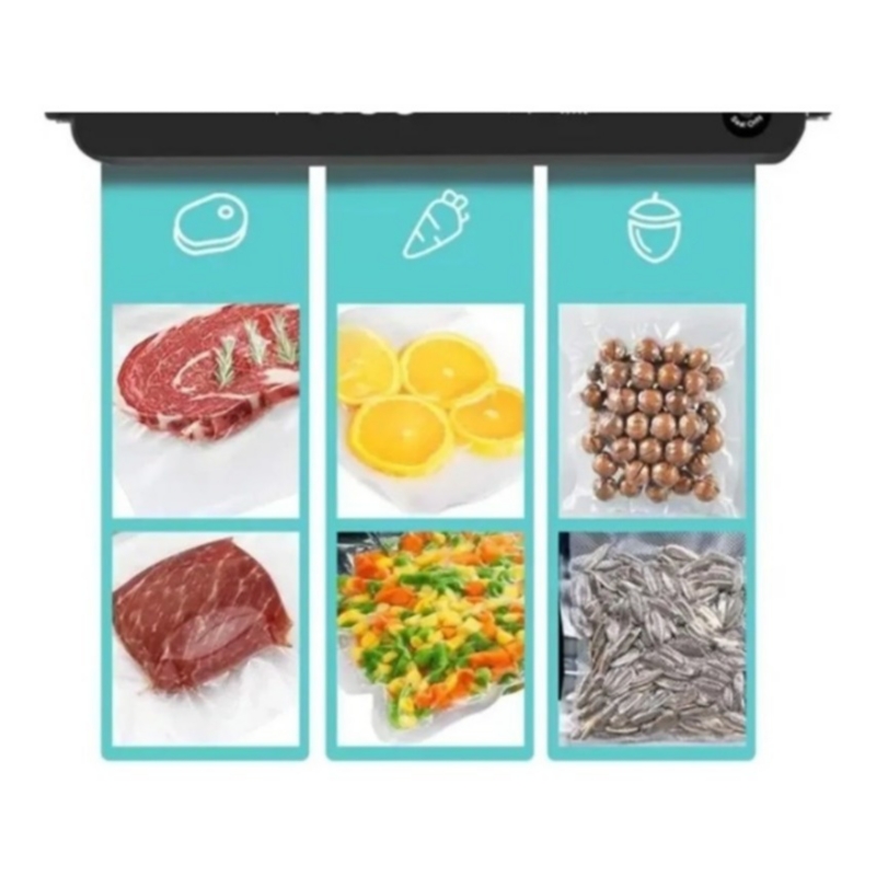 Foto 4 | Máquina Envasadora Al Vacío De Bolsas De Regalo De Alimentos Con Sellador Al Vacío - Venta Internacional.