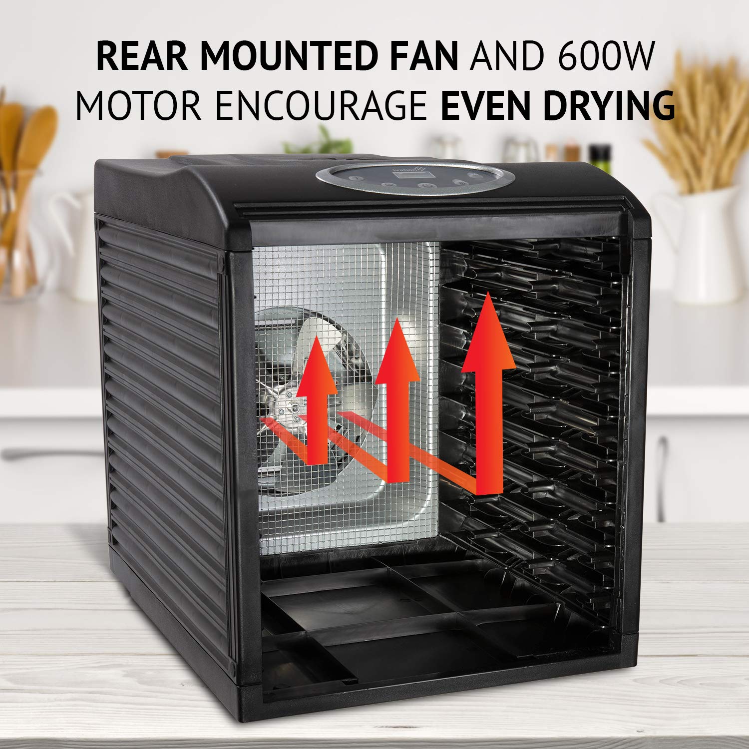 Foto 6 pulgar | Deshidratador de Alimentos Ivation de 9 Bandejas 600 W - Venta Internacional