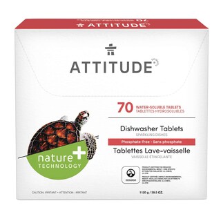 Foto 1 | Cápsulas Para Lavavajillas Attitude, De Origen Natural, 70 Comprimidos - Venta Internacional.