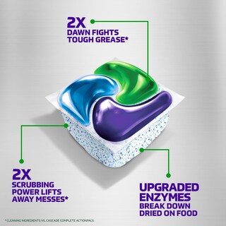 Foto 4 | Detergente Para Lavavajillas Cascade Platinum Plus Fresh 52 Actionpacs - Venta Internacional.