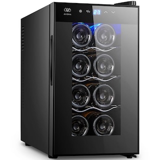Foto 2 | Combo Cava Enfriadora para 8 Botellas de Vinos y Sacacorchos Eléctrico Avera Ev8dc01 color Negro