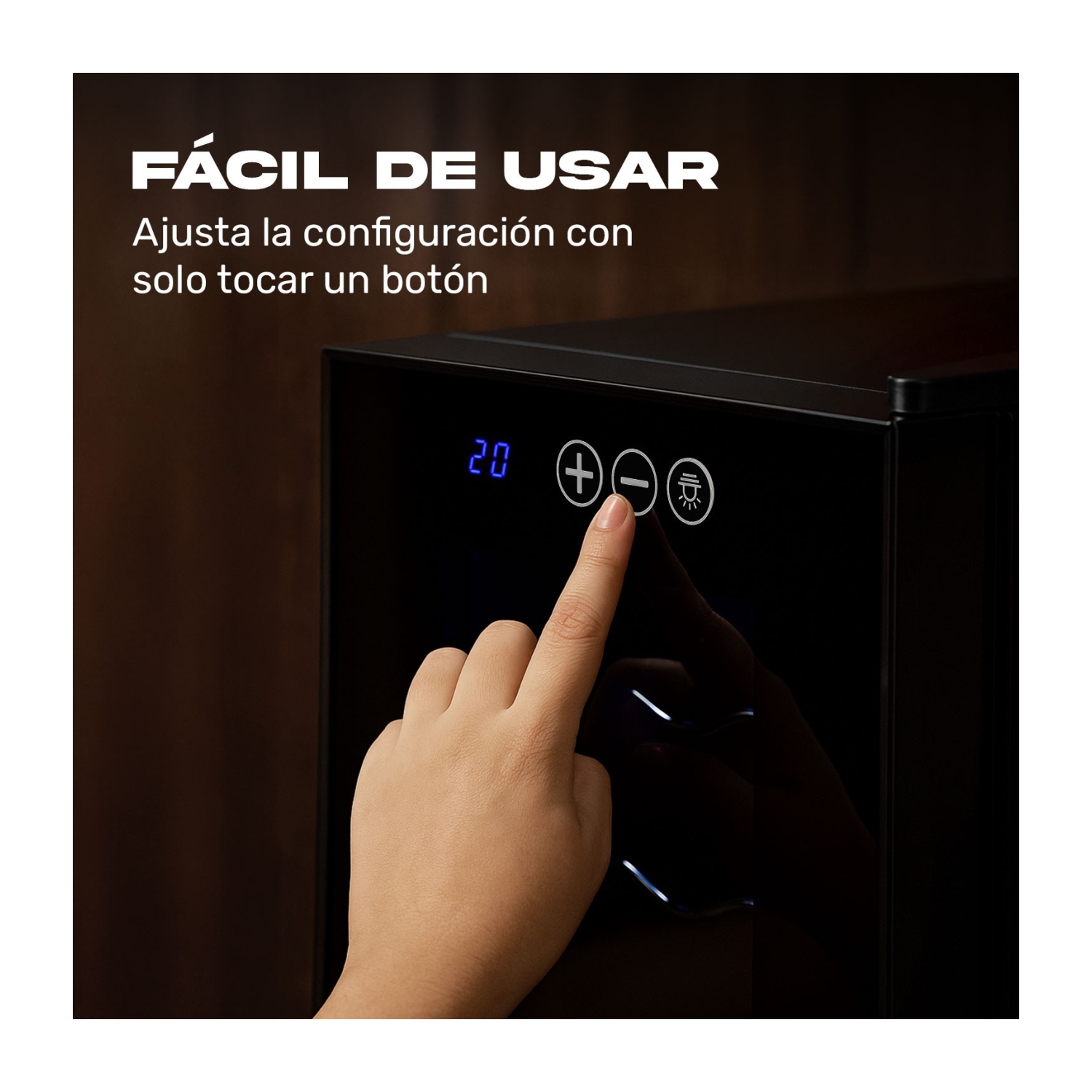 Foto 7 pulgar | Cava Enfriador Vinos 8 Botellas Frigobar Exclusive Premium