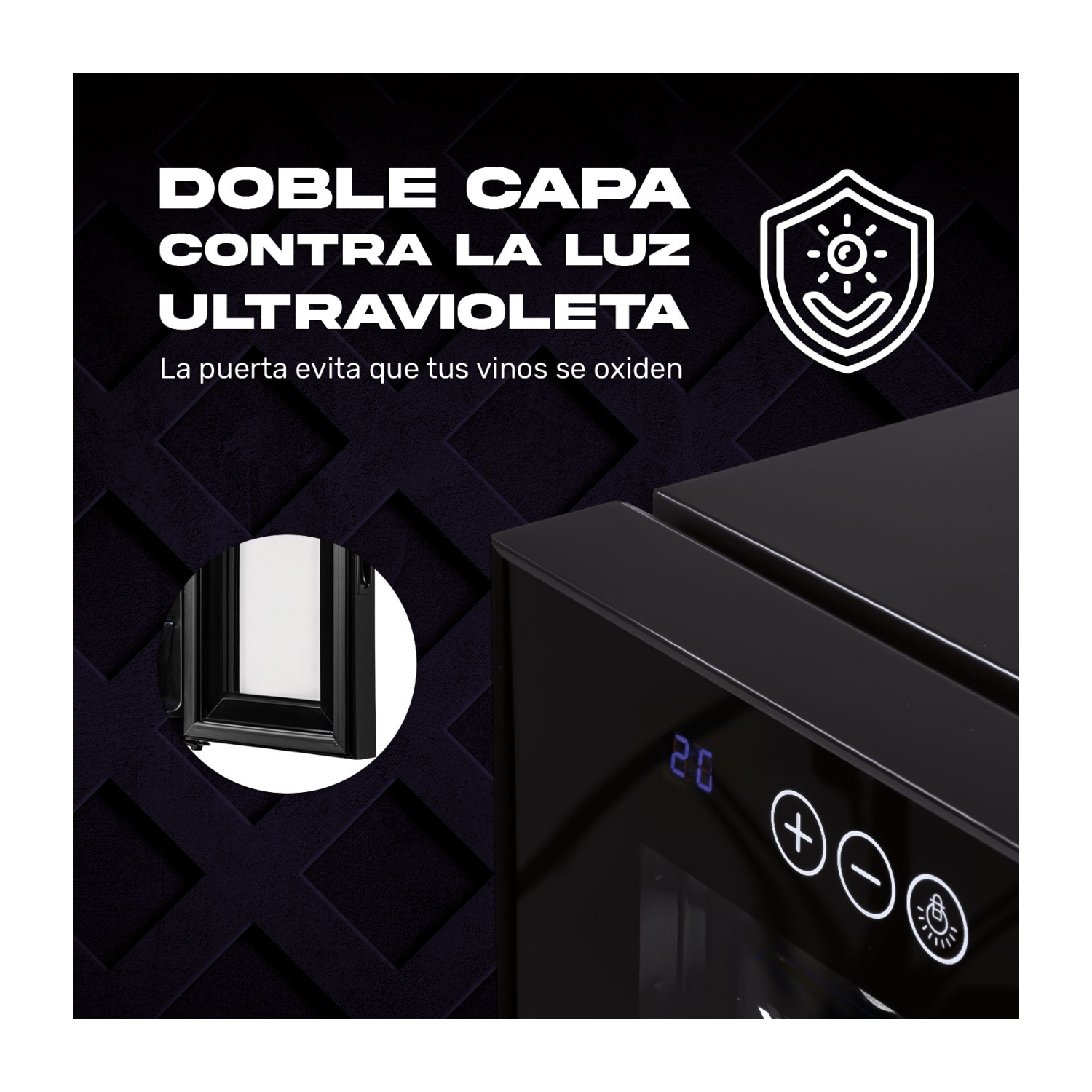 Foto 8 pulgar | Cava Enfriador Vinos 8 Botellas Frigobar Exclusive Premium