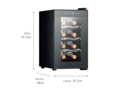 Foto 2 | Cava Enfriadora De Vinos Termoeléctrica Para 8 Botellas