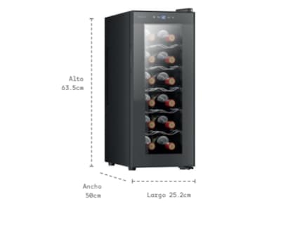 Foto 2 | Cava Enfriadora De Vinos Termoeléctrica Para 12 Botellas