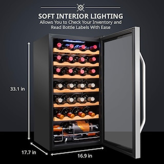 Foto 2 | Refrigerador De Vino Ivation Para 28 Botellas Con Cierre De 41 °c A 64 °c - Venta Internacional.