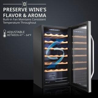Foto 3 | Refrigerador De Vino Ivation Para 28 Botellas Con Cierre De 41 °c A 64 °c - Venta Internacional.