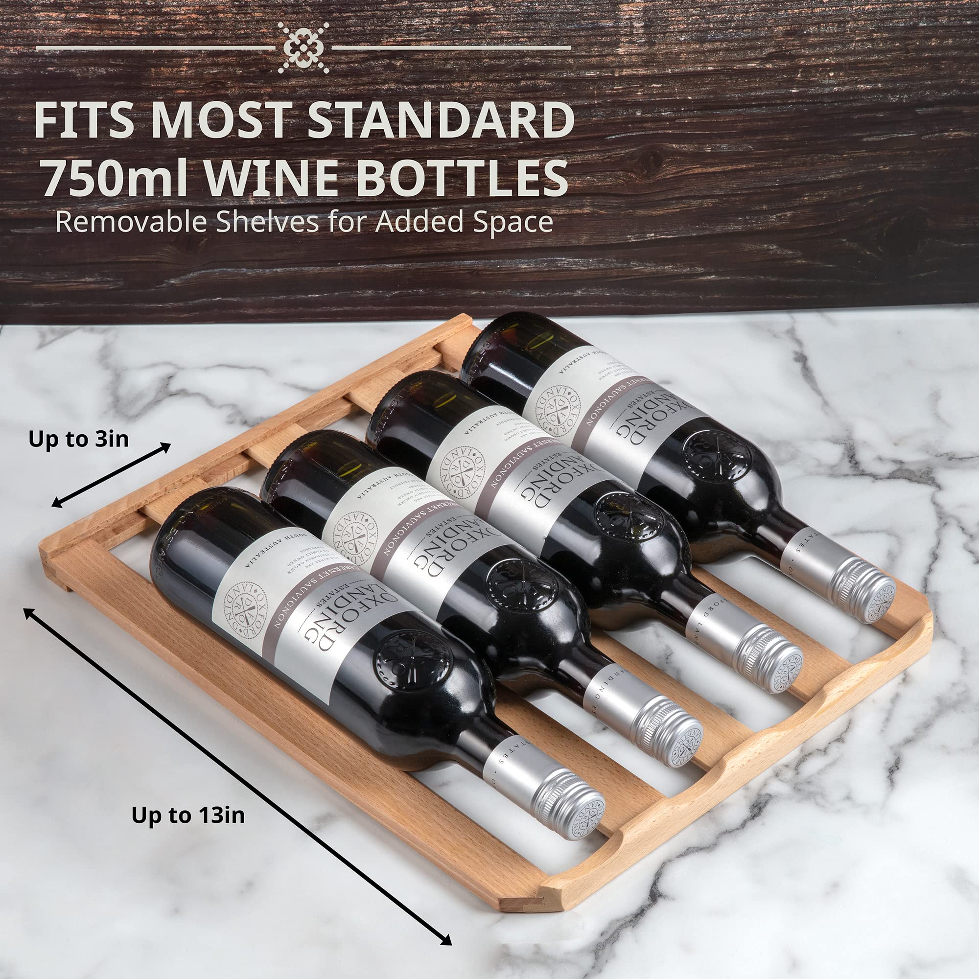 Foto 7 pulgar | Refrigerador De Vino Ivation Para 28 Botellas Con Cierre De 41 °c A 64 °c - Venta Internacional.