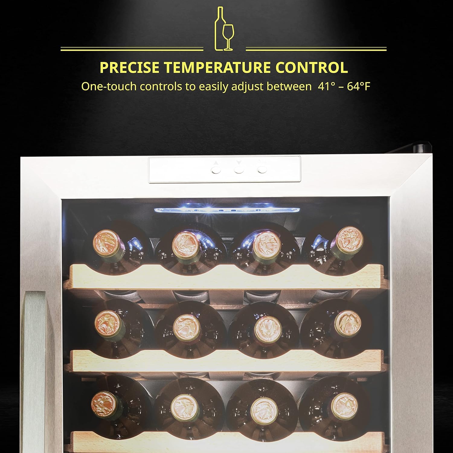 Foto 3 pulgar | Refrigerador De Vino Schmécké Para 24 Botellas Con Cierre - Venta Internacional.