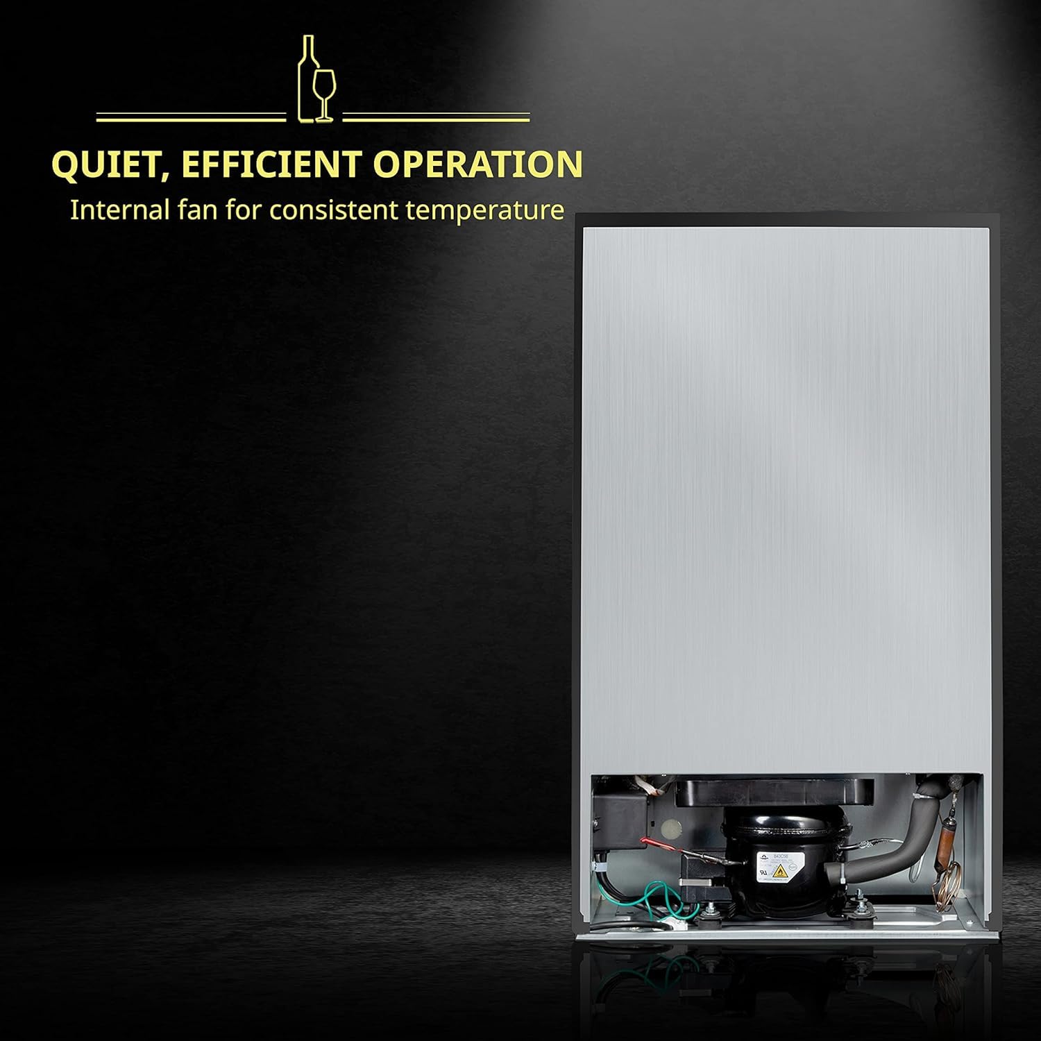 Foto 5 pulgar | Refrigerador De Vino Schmécké Para 24 Botellas Con Cierre - Venta Internacional.