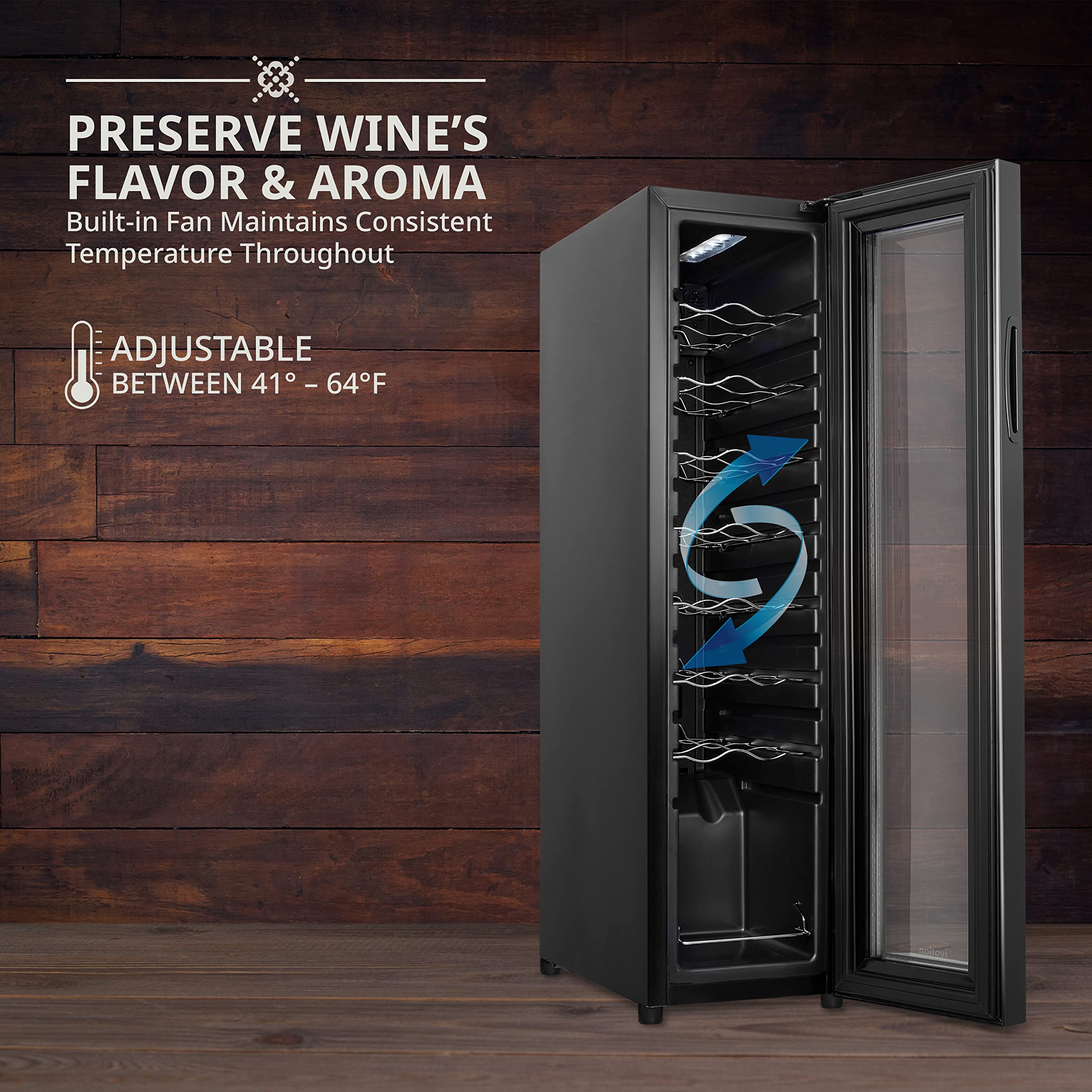 Foto 7 pulgar | Refrigerador De Vino Ivation Para 16 Botellas Con Cierre, 41l-18l - Venta Internacional.