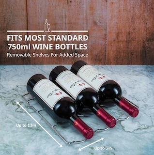 Foto 7 | Refrigerador De Vino Schmécké Para 18 Botellas Con Cierre, Color Negro - Venta Internacional.