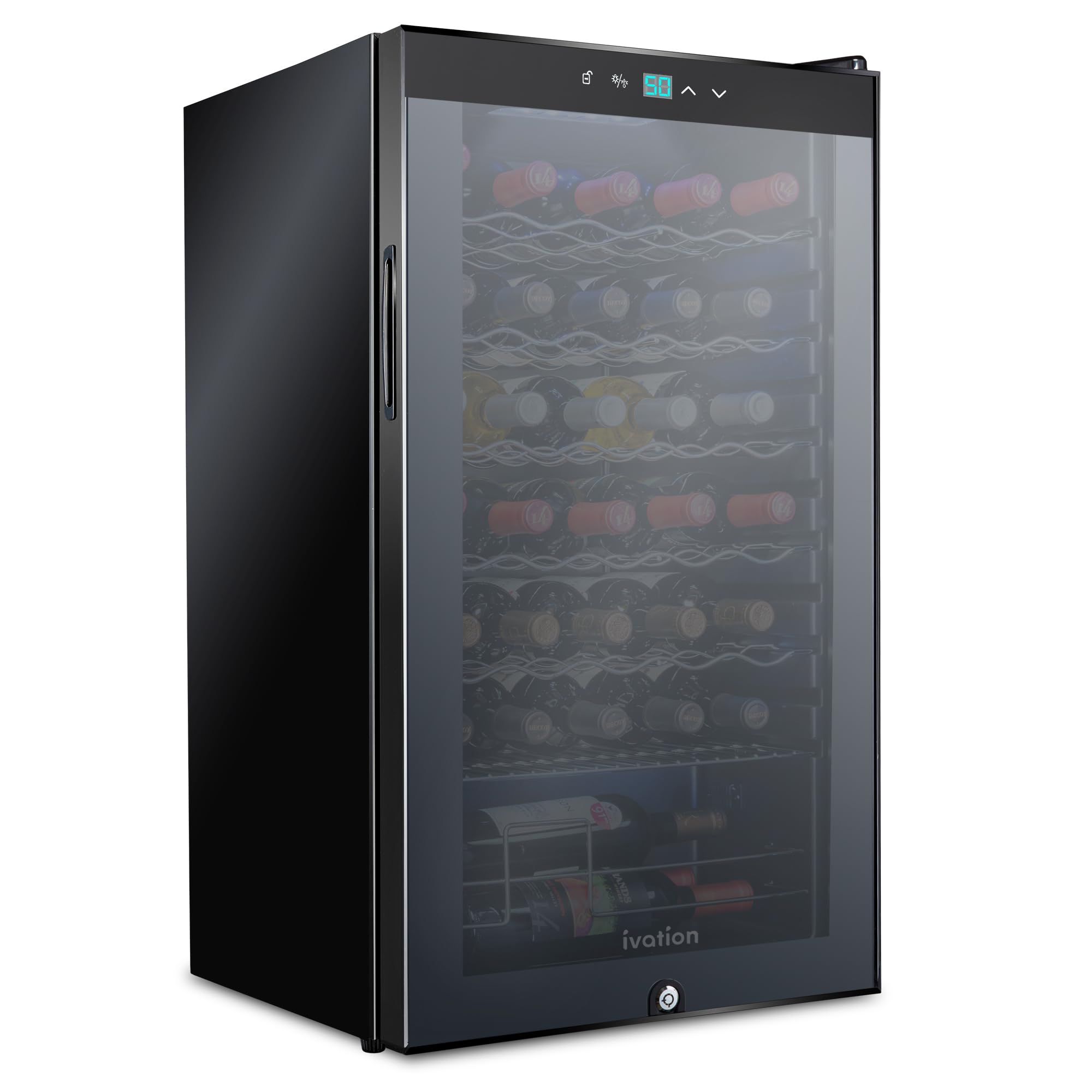 Foto 2 pulgar | Refrigerador De Vino Ivation Para 34 Botellas Con Cierre, 98 L - Venta Internacional.