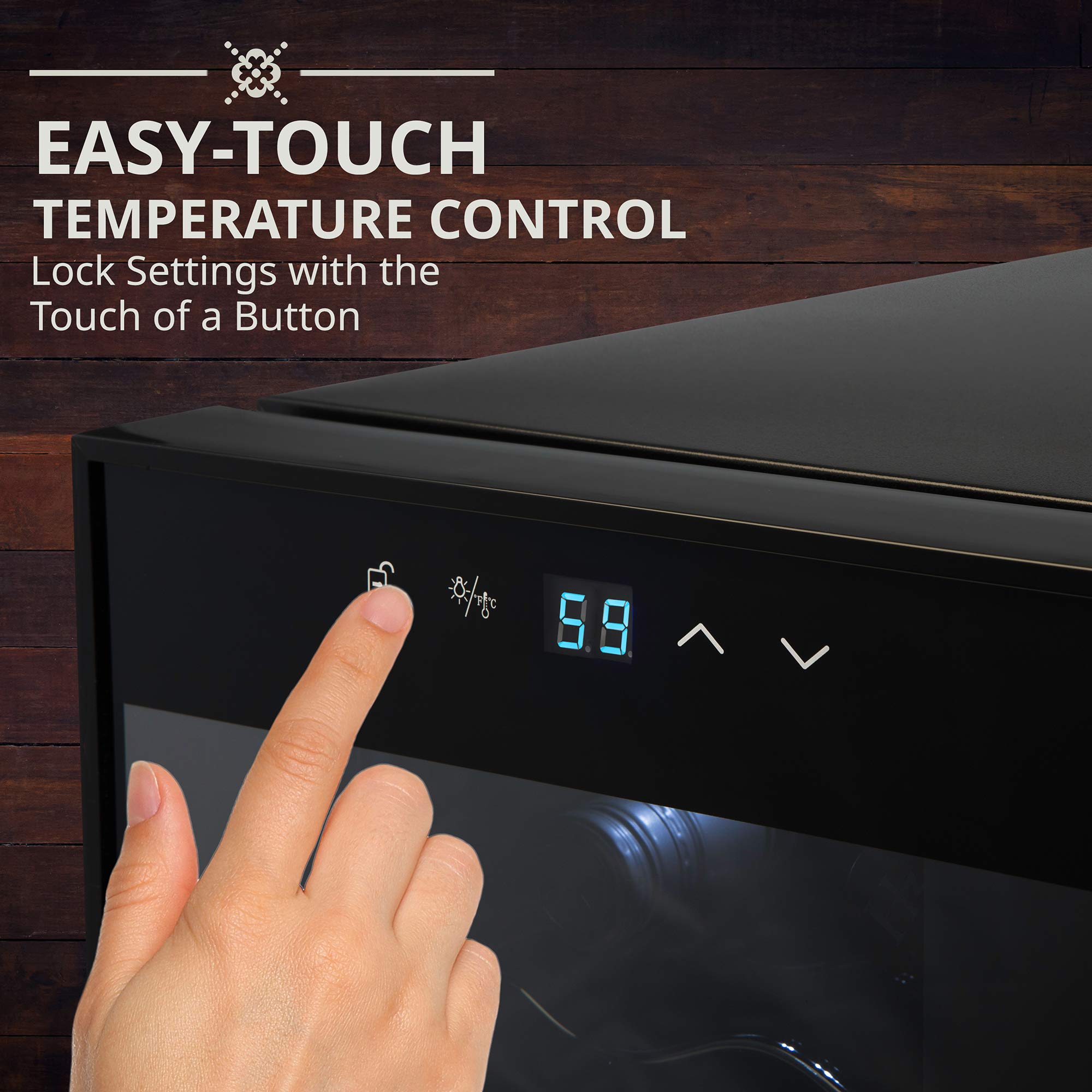 Foto 4 pulgar | Refrigerador De Vino Ivation Para 28 Botellas Con Cierre, 70 L - Venta Internacional.