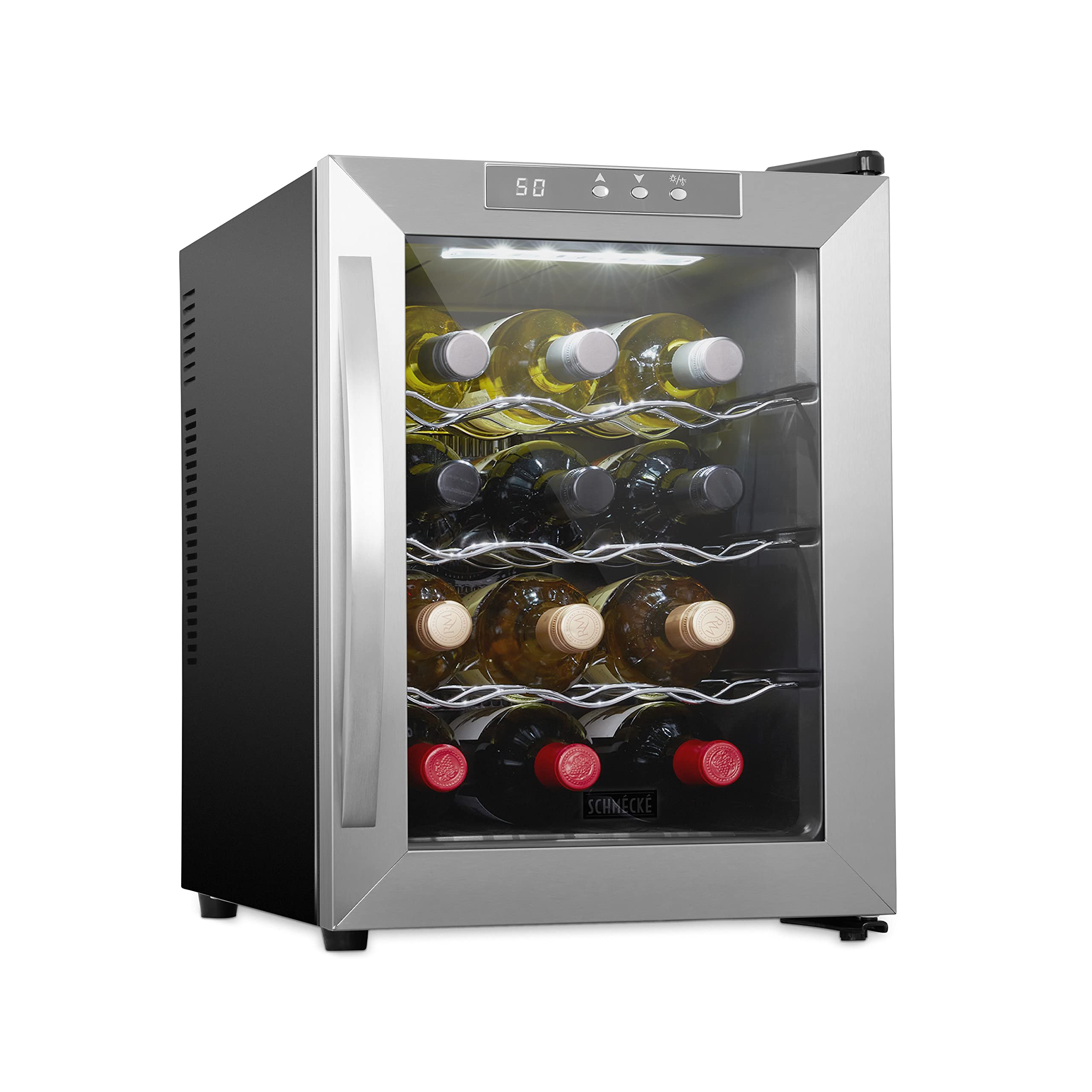 Foto 1 | Vinoteca Schmécké De Acero Inoxidable Termoeléctrico Para 12 Botellas - Venta Internacional.