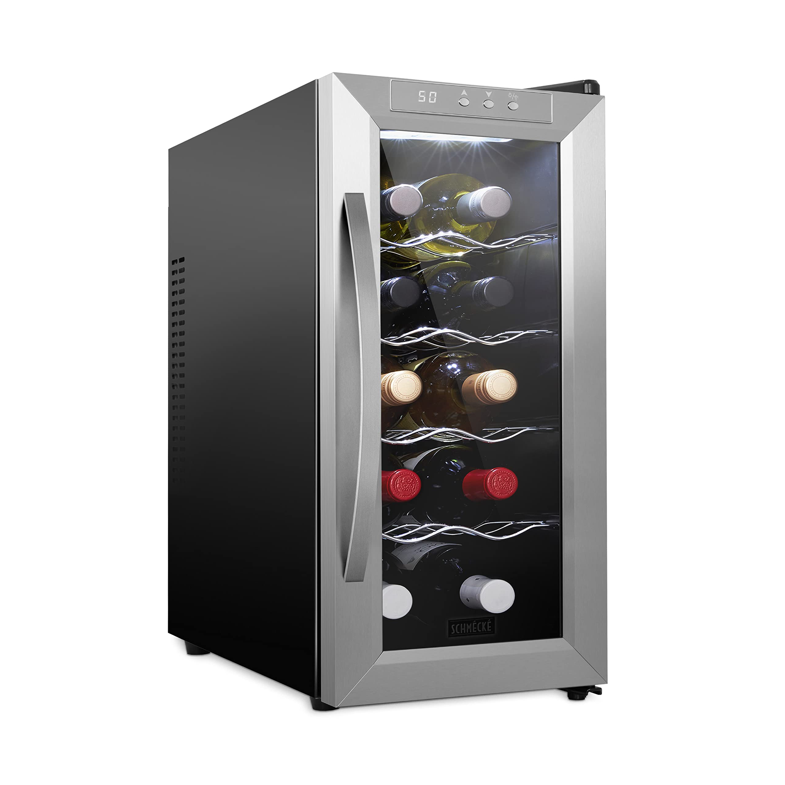 Foto 1 | Vinoteca Schmécké De Acero Inoxidable Termoeléctrico Para 10 Botellas - Venta Internacional.