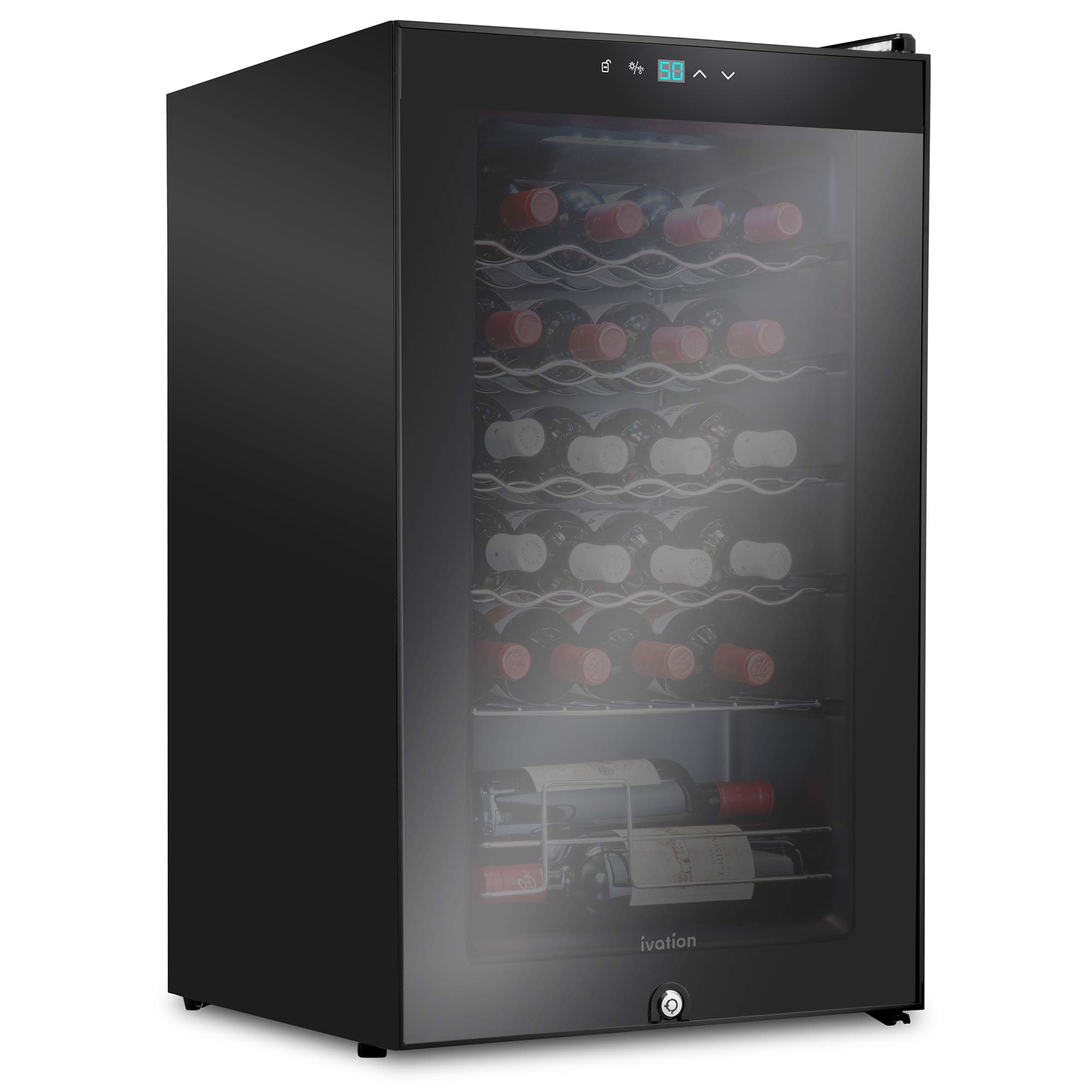 Foto 1 | Refrigerador De Vino Ivation Para 24 Botellas Con Cierre 41f-64f - Venta Internacional.