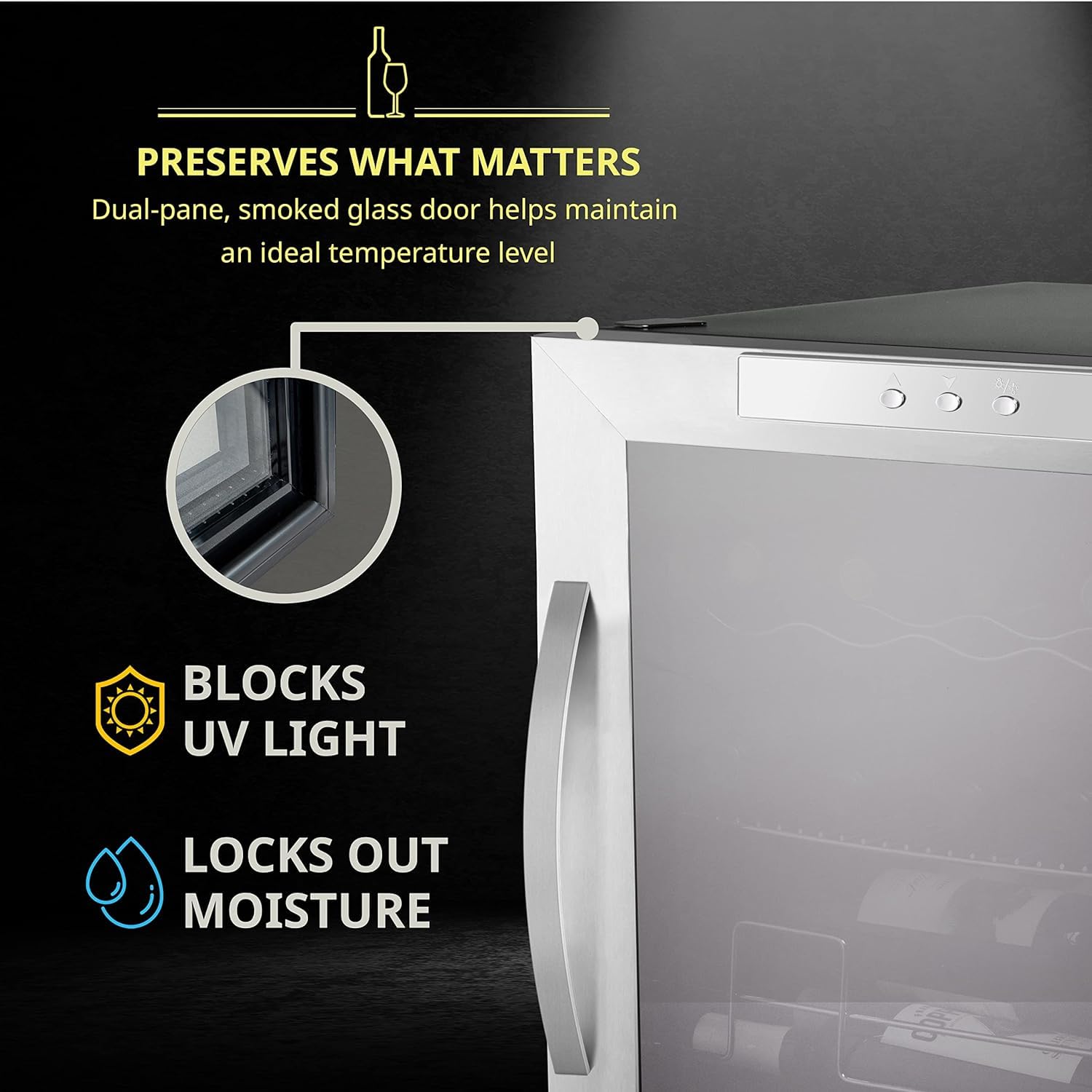 Foto 6 pulgar | Refrigerador De Vino Schmécké Para 12 Botellas Con Cierre - Venta Internacional.