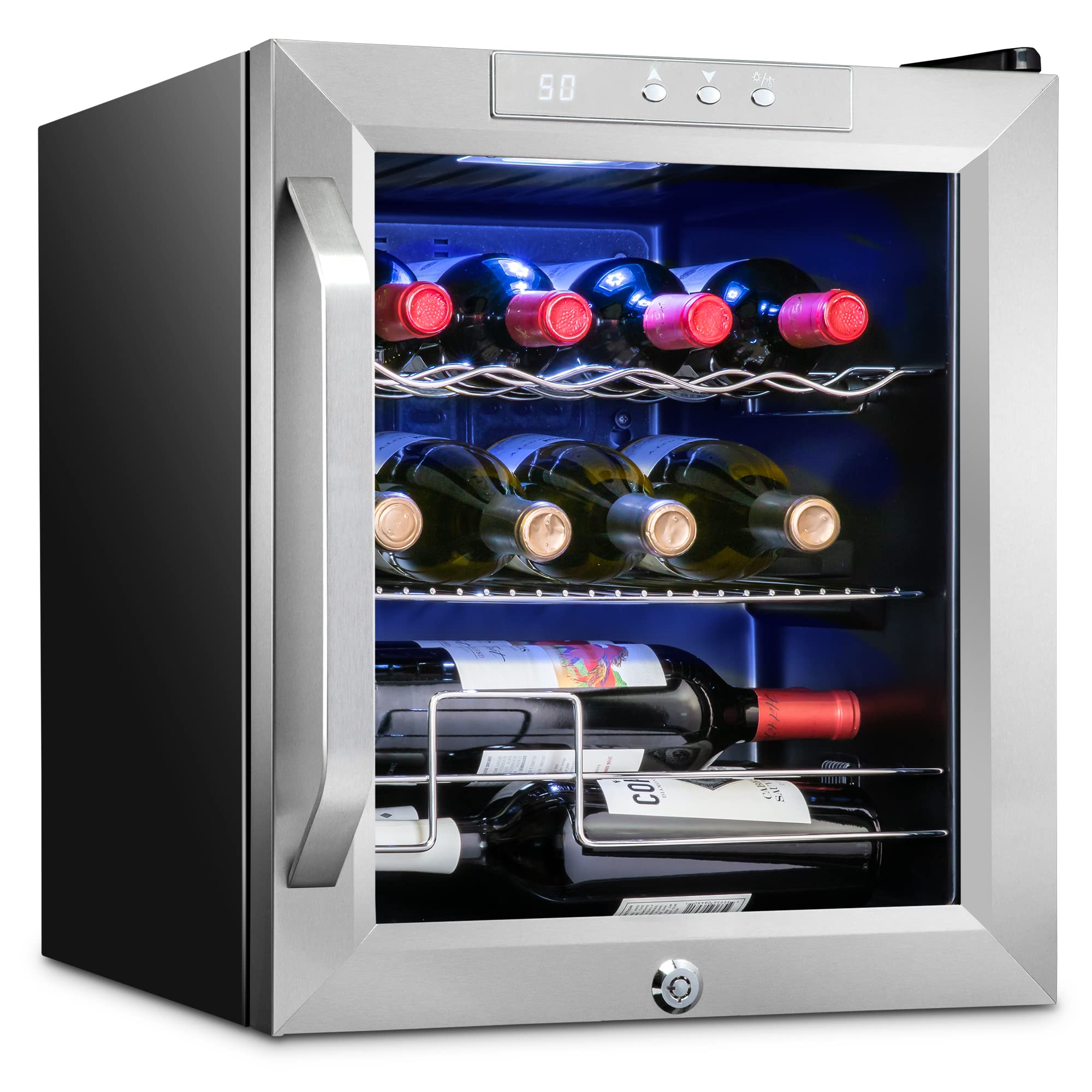 Foto 1 | Refrigerador De Vino Ivation Para 12 Botellas Con Cierre, 41l-18l - Venta Internacional.
