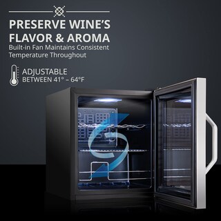 Foto 2 | Refrigerador De Vino Ivation Para 12 Botellas Con Cierre, 41l-18l - Venta Internacional.