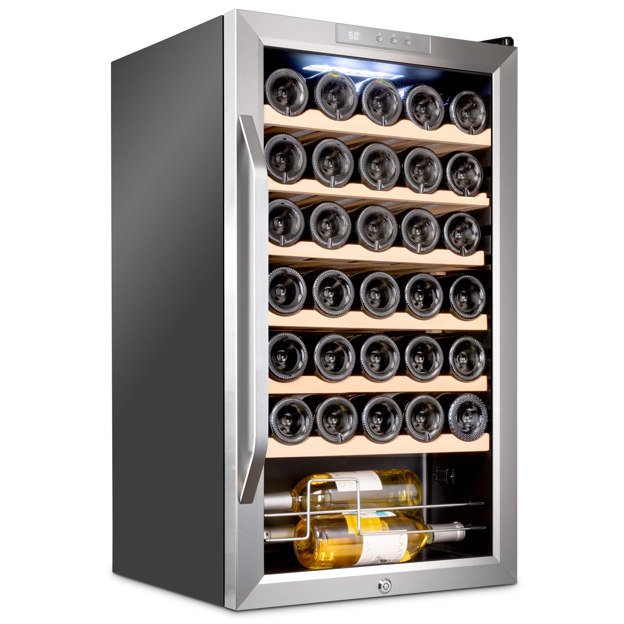 Foto 2 pulgar | Refrigerador De Vino Ivation Para 34 Botellas Con Cierre, 98 L - Venta Internacional.