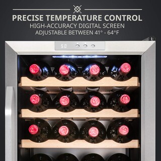 Foto 3 | Refrigerador De Vino Ivation Para 24 Botellas Con Cierre, 41l-18l - Venta Internacional.